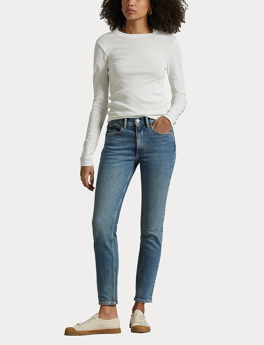 Polo Ralph Lauren - Mid-Rise Super-Slim Jean - liibuvad teksad - antares wash - 4