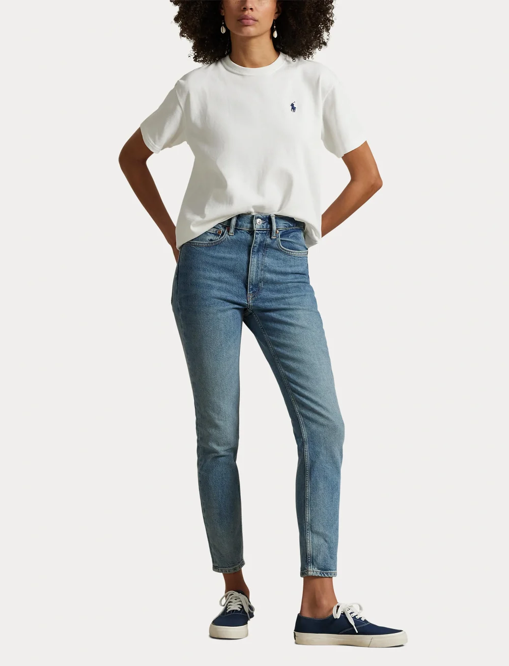 Polo Ralph Lauren - High-Rise Super-Slim Jean - slim jeans - antares wash - 4