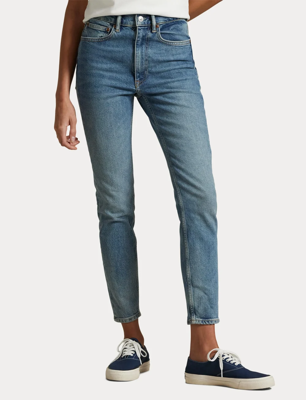 Polo Ralph Lauren - High-Rise Super-Slim Jean - slim jeans - antares wash - 5
