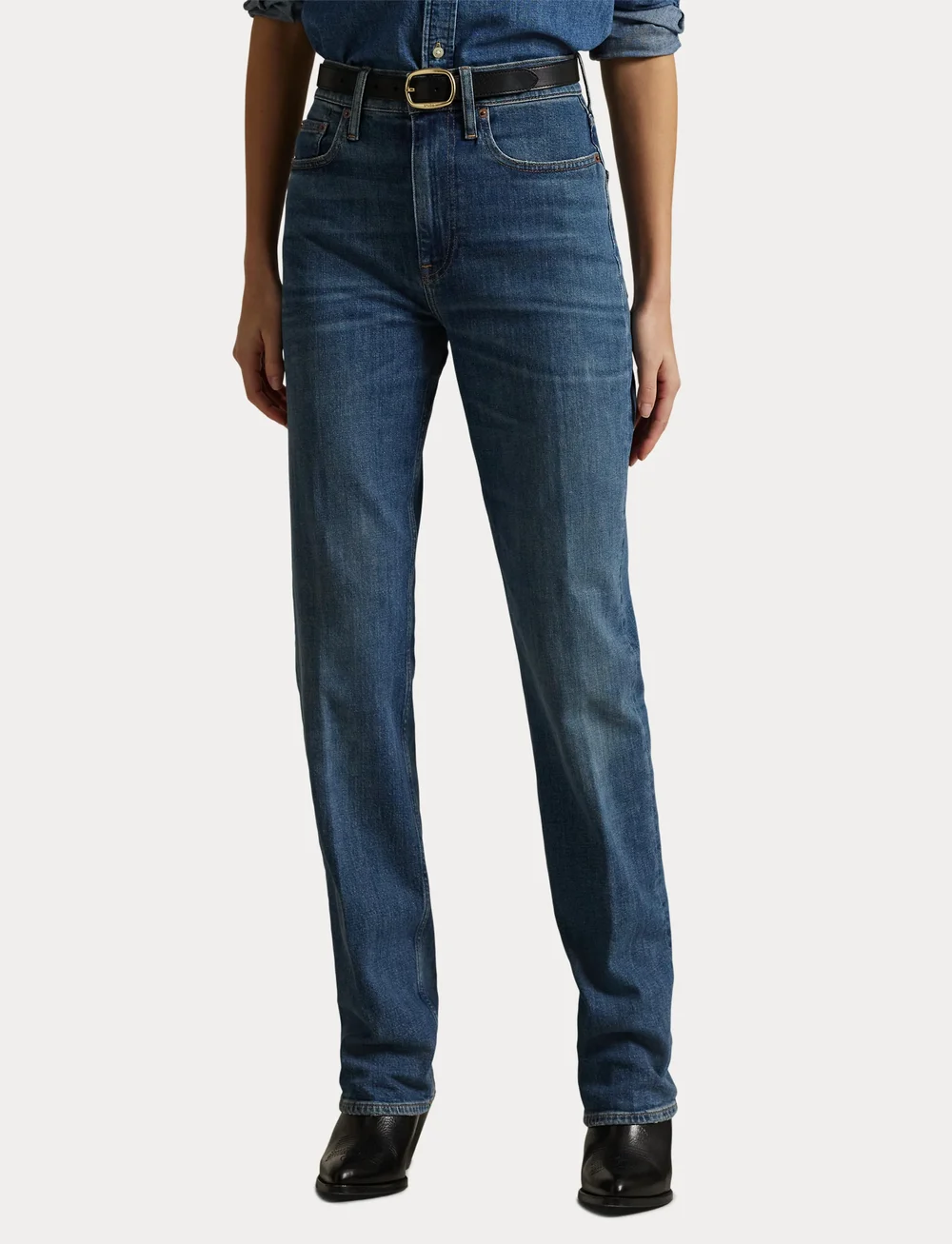 Polo Ralph Lauren - High-Rise Straight Jean - raka jeans - telesto wash - 5
