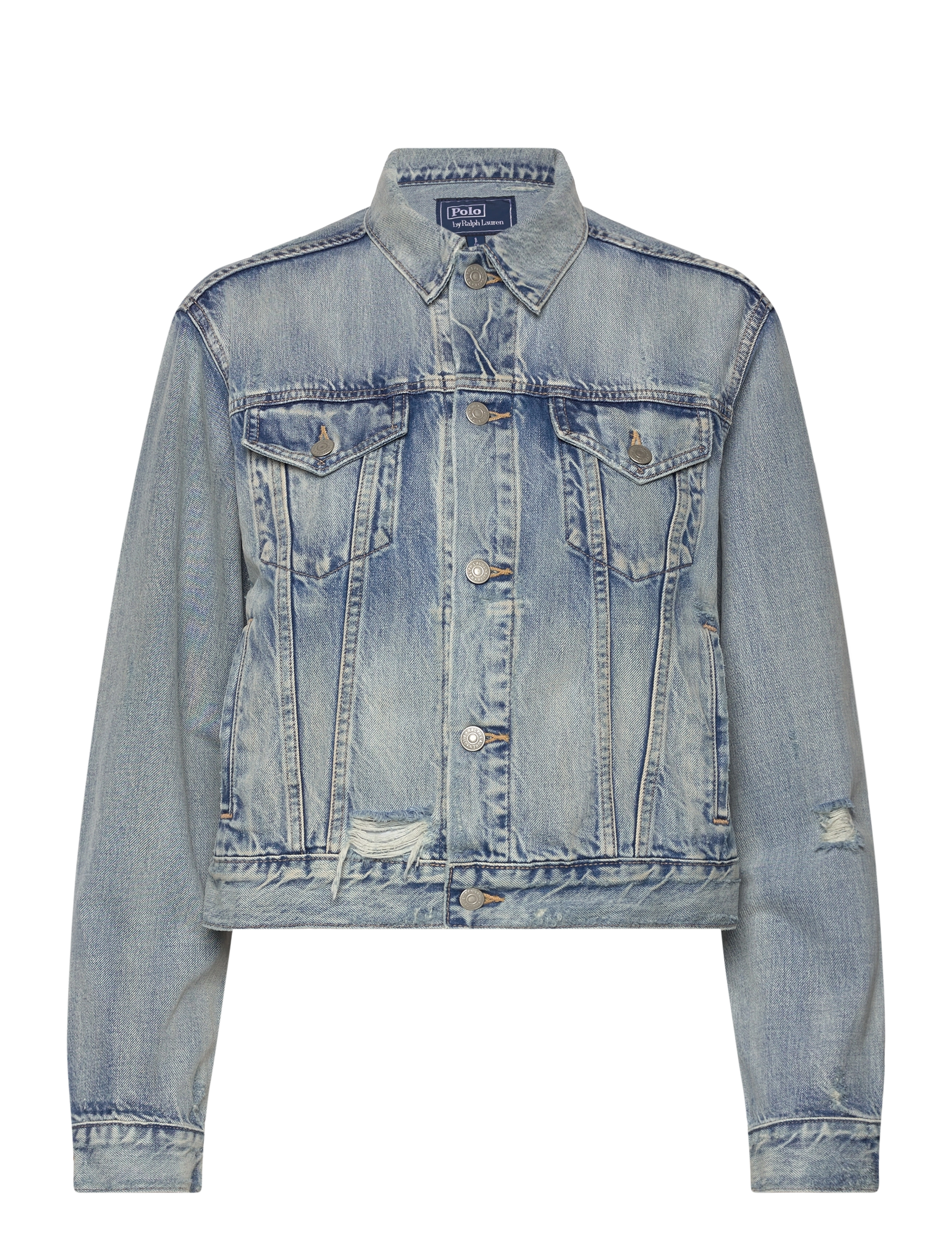 Polo Ralph Lauren Denim Trucker Jacket - Transitional Layering - CAVIN WASH / blue