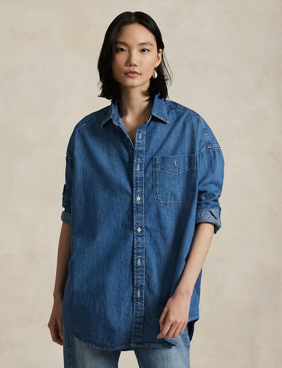 Polo Ralph Lauren - 2X1 DENIM-LSL-BFS - teksasärgid - golfito wash - 5