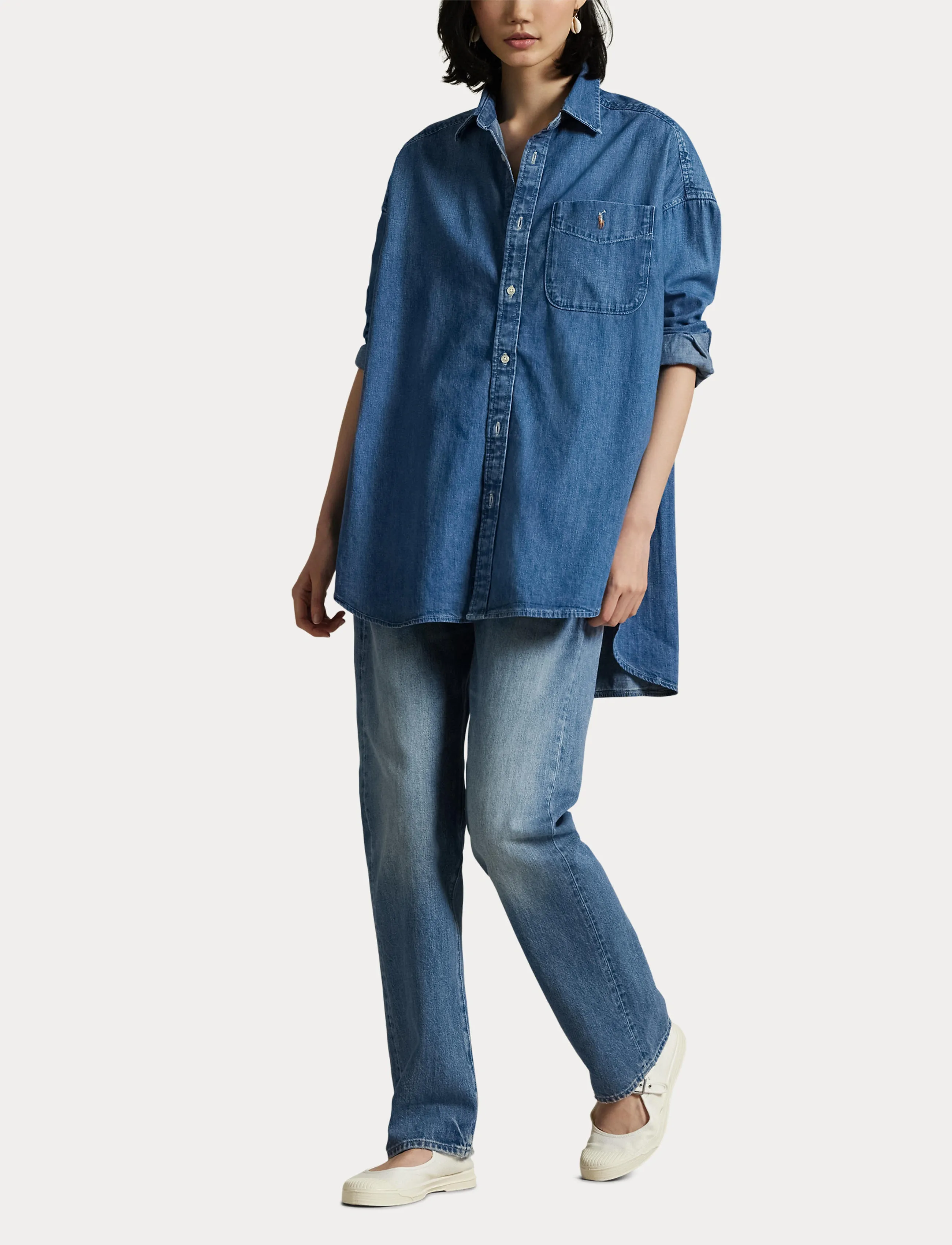Polo Ralph Lauren 2X1 Denim-Lsl-Bfs skjortor dam – bild 4