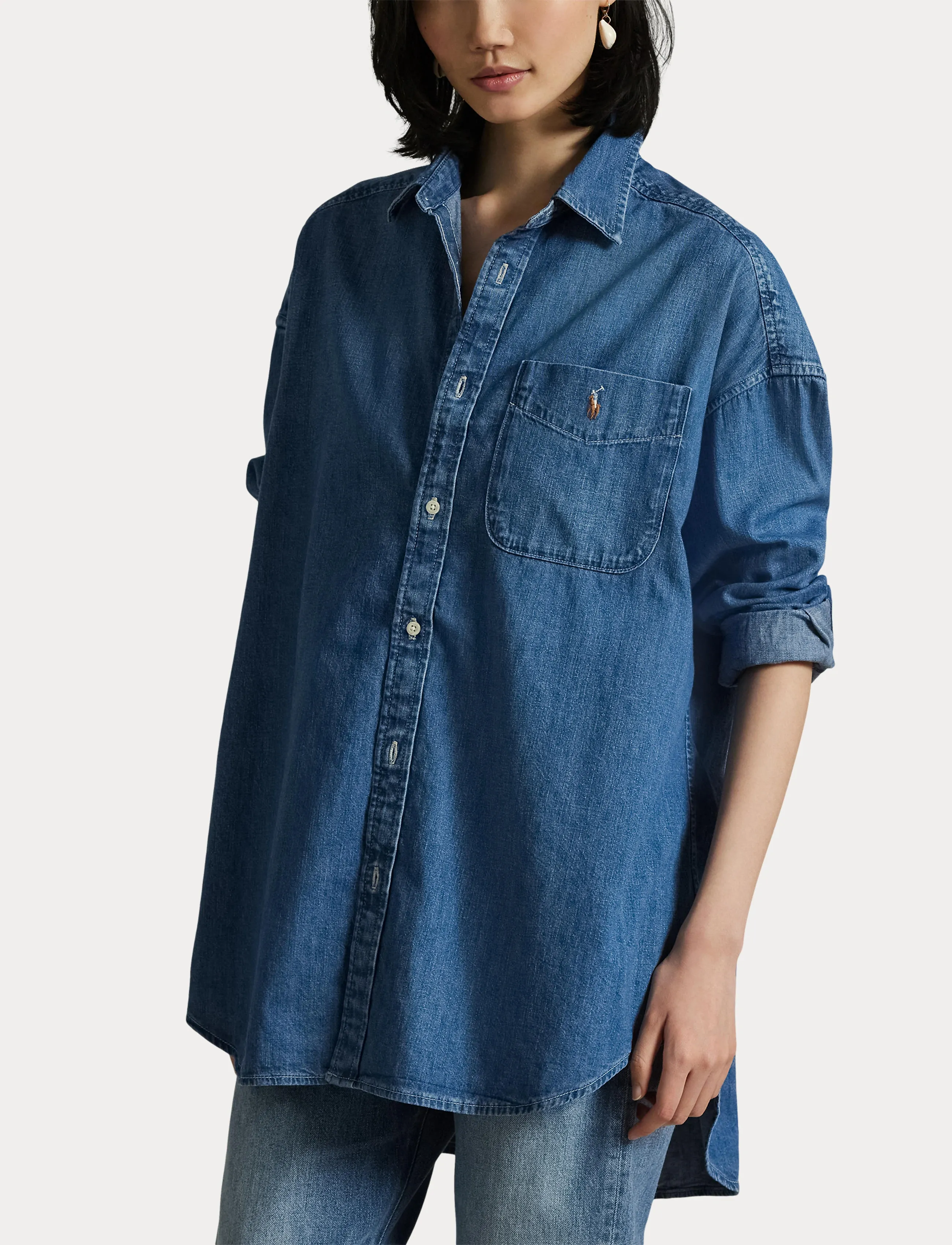Polo Ralph Lauren 2X1 Denim-Lsl-Bfs skjortor dam – bild 5
