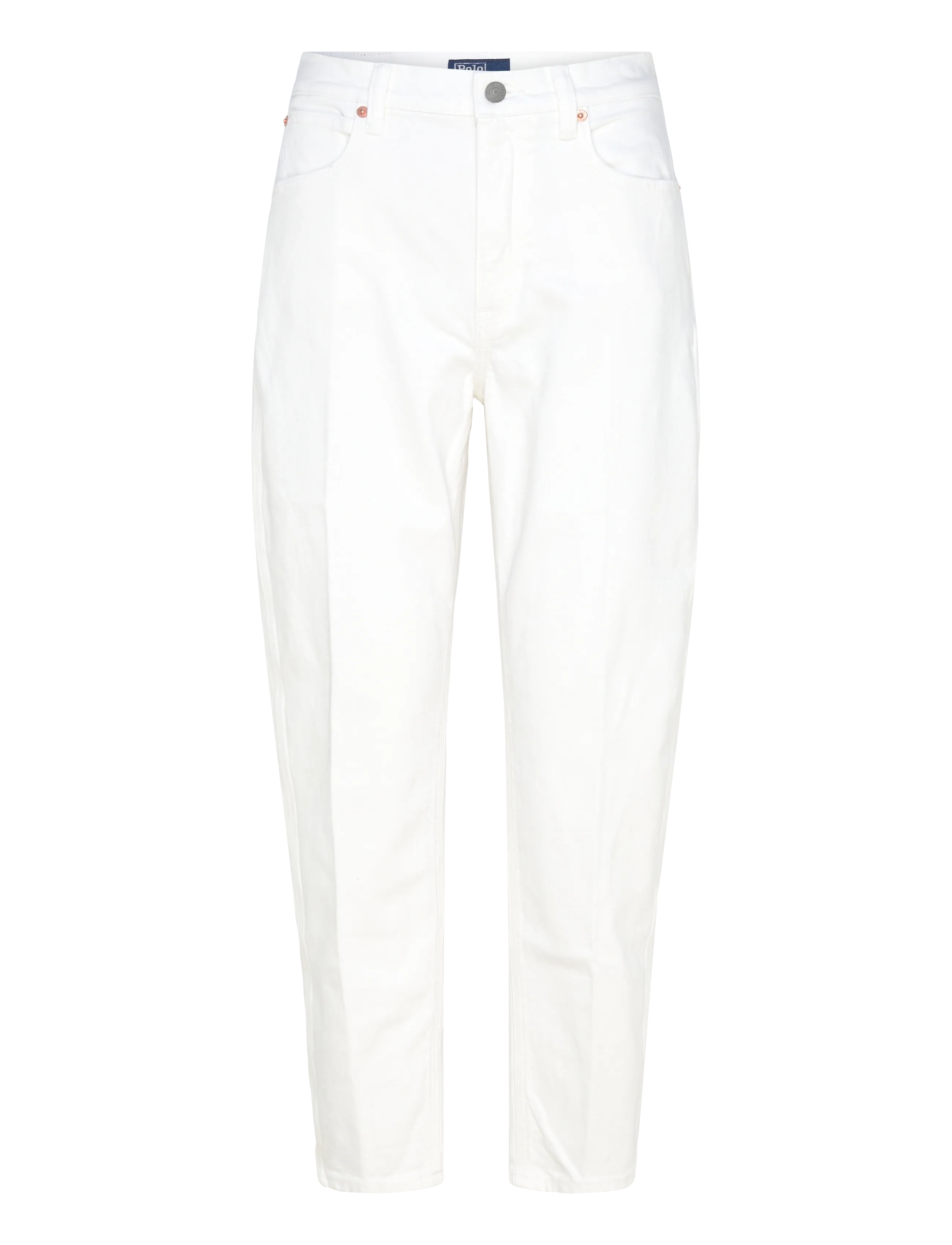 Polo Ralph Lauren Curved Tapered Jean - Barrel gallabuxur - CROCUS WSH / white