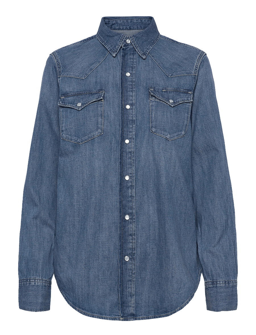 Polo Ralph Lauren - Denim Western Shirt - teksasärgid - canaria wash - 1