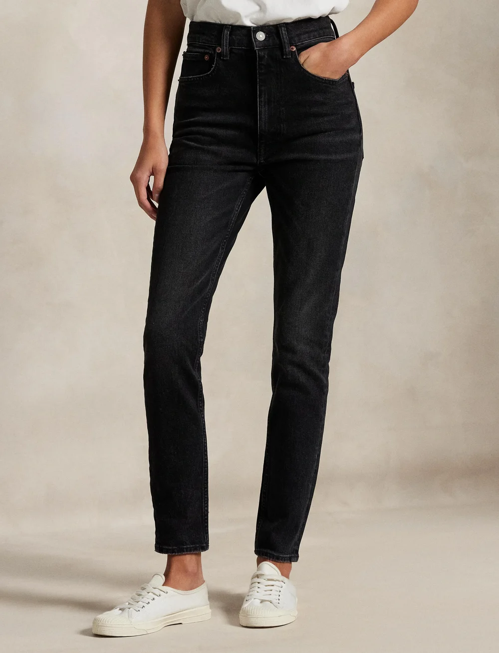 Polo Ralph Lauren - High-Rise Super-Slim Jean - slim jeans - parker wsh - 0