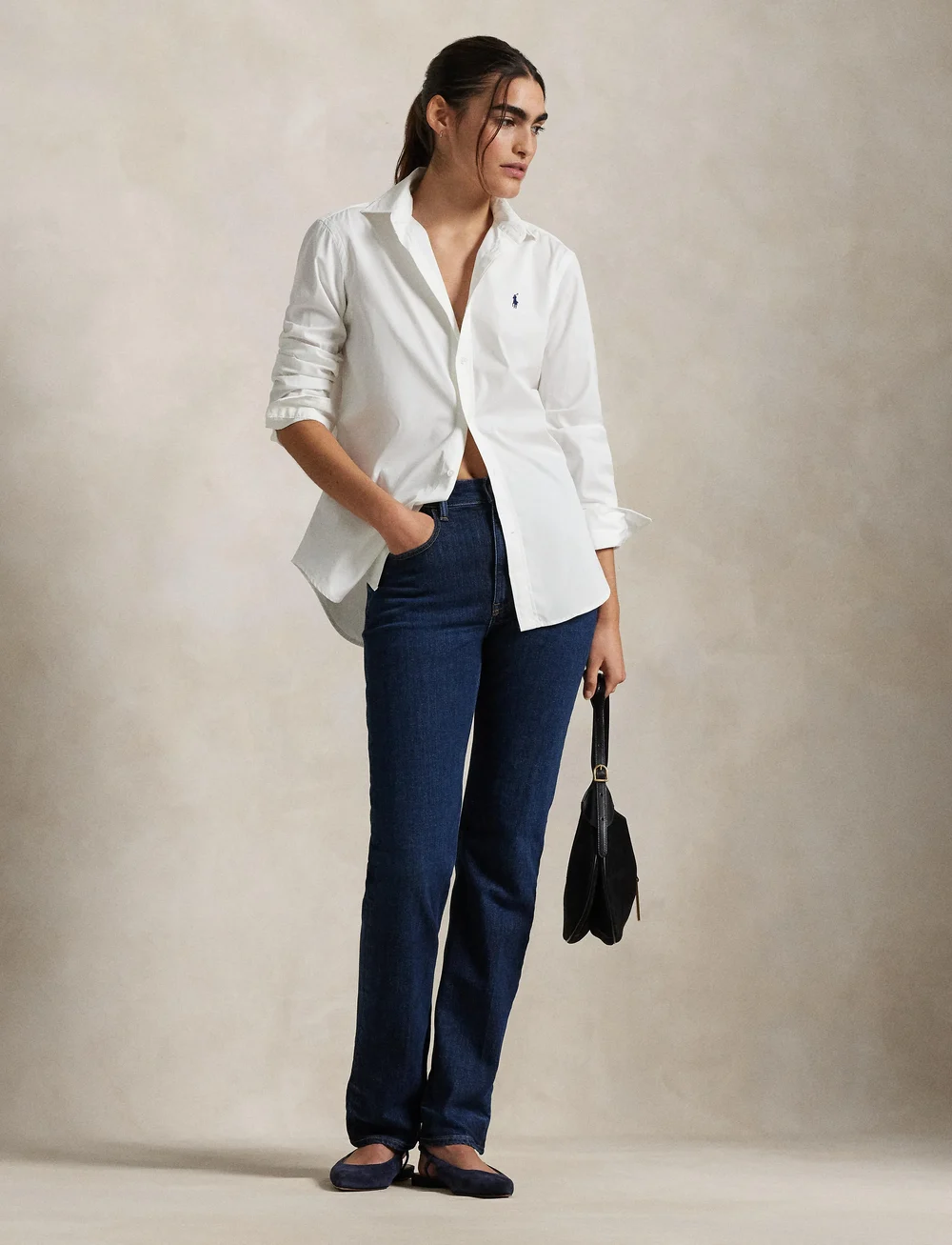 Polo Ralph Lauren - High-Rise Straight Jean - straight jeans - nazas wash - 3