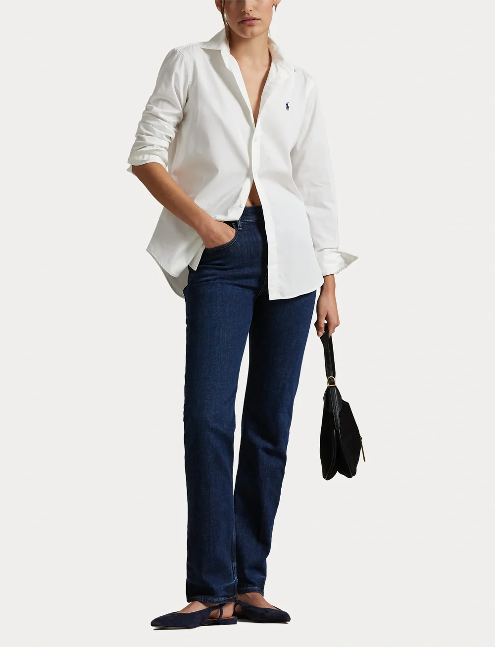 Polo Ralph Lauren - High-Rise Straight Jean - straight jeans - nazas wash - 4