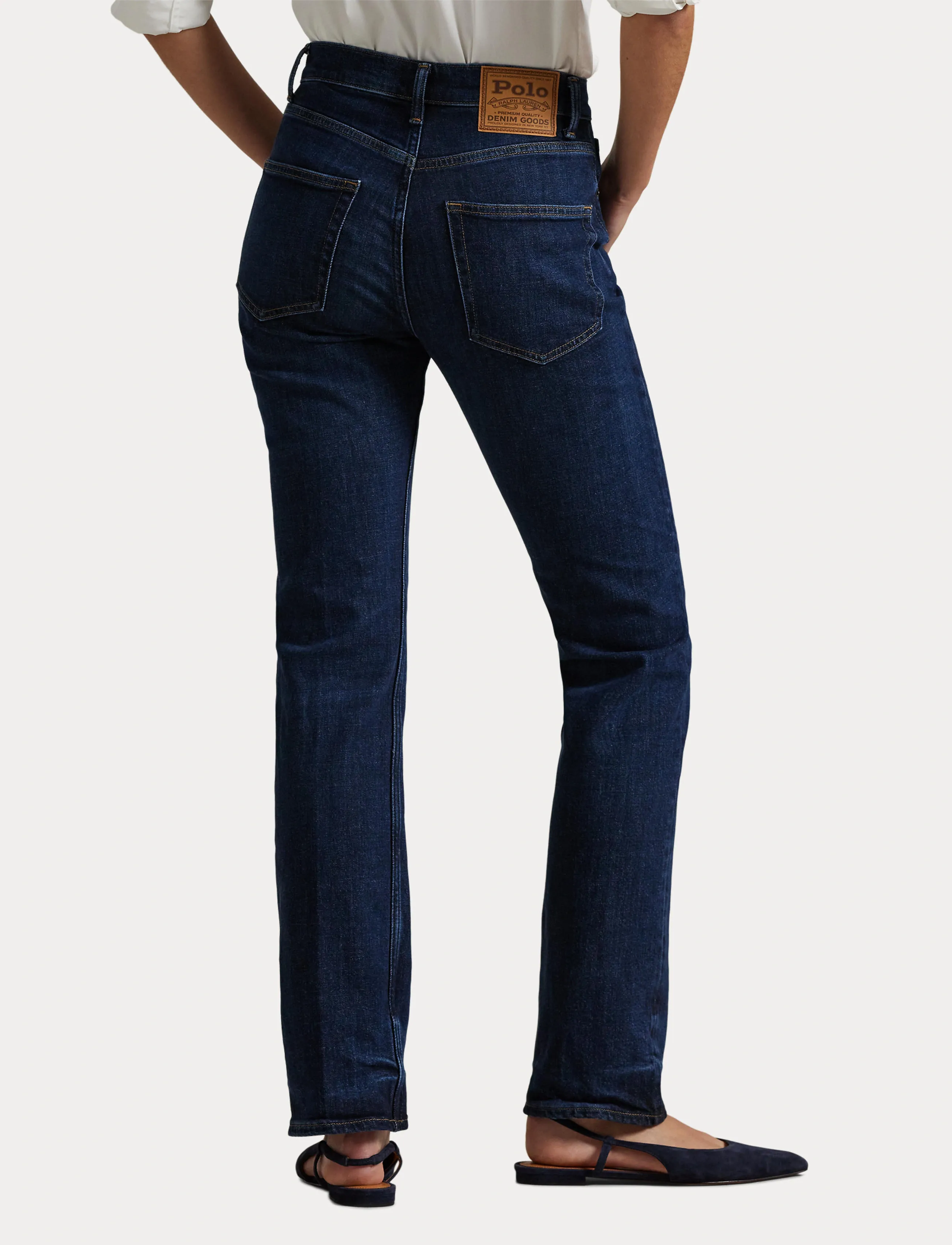 Polo Ralph Lauren raka jeans med hög midja dam – bild 7