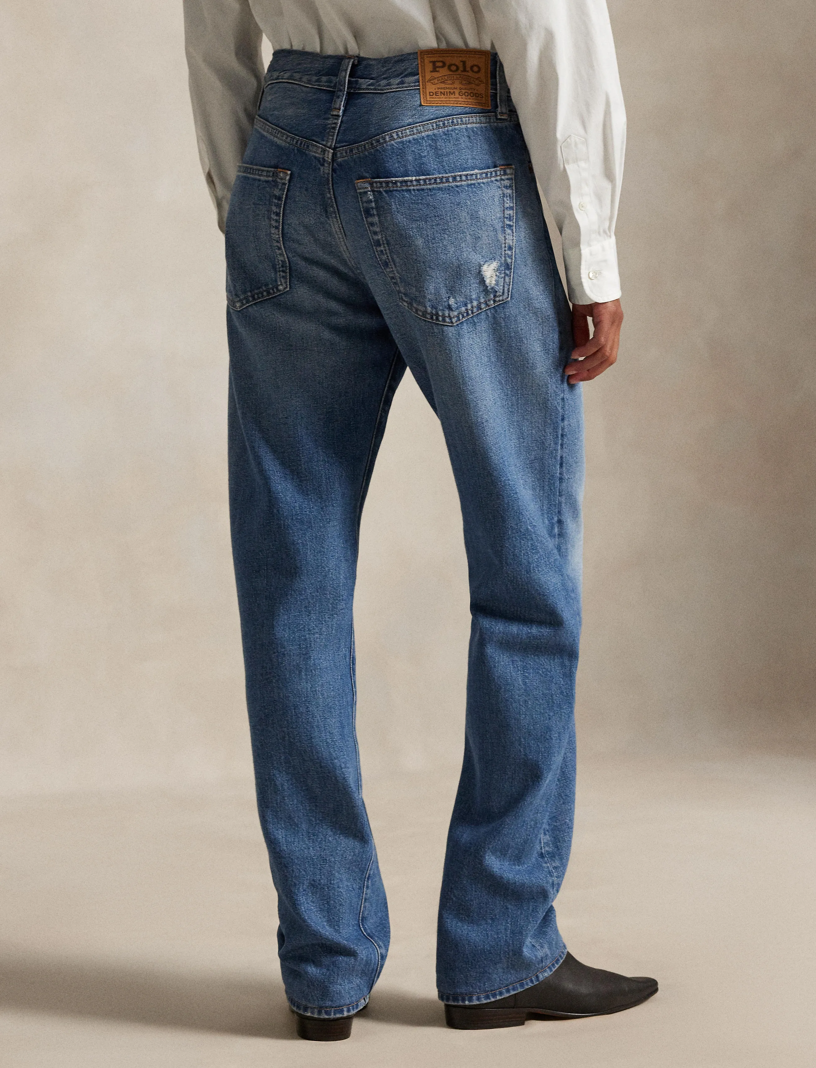 Polo Ralph Lauren 3X1 Rigid Denim-Ful-Str, 32, Jeans, Blau - Mom Frauen