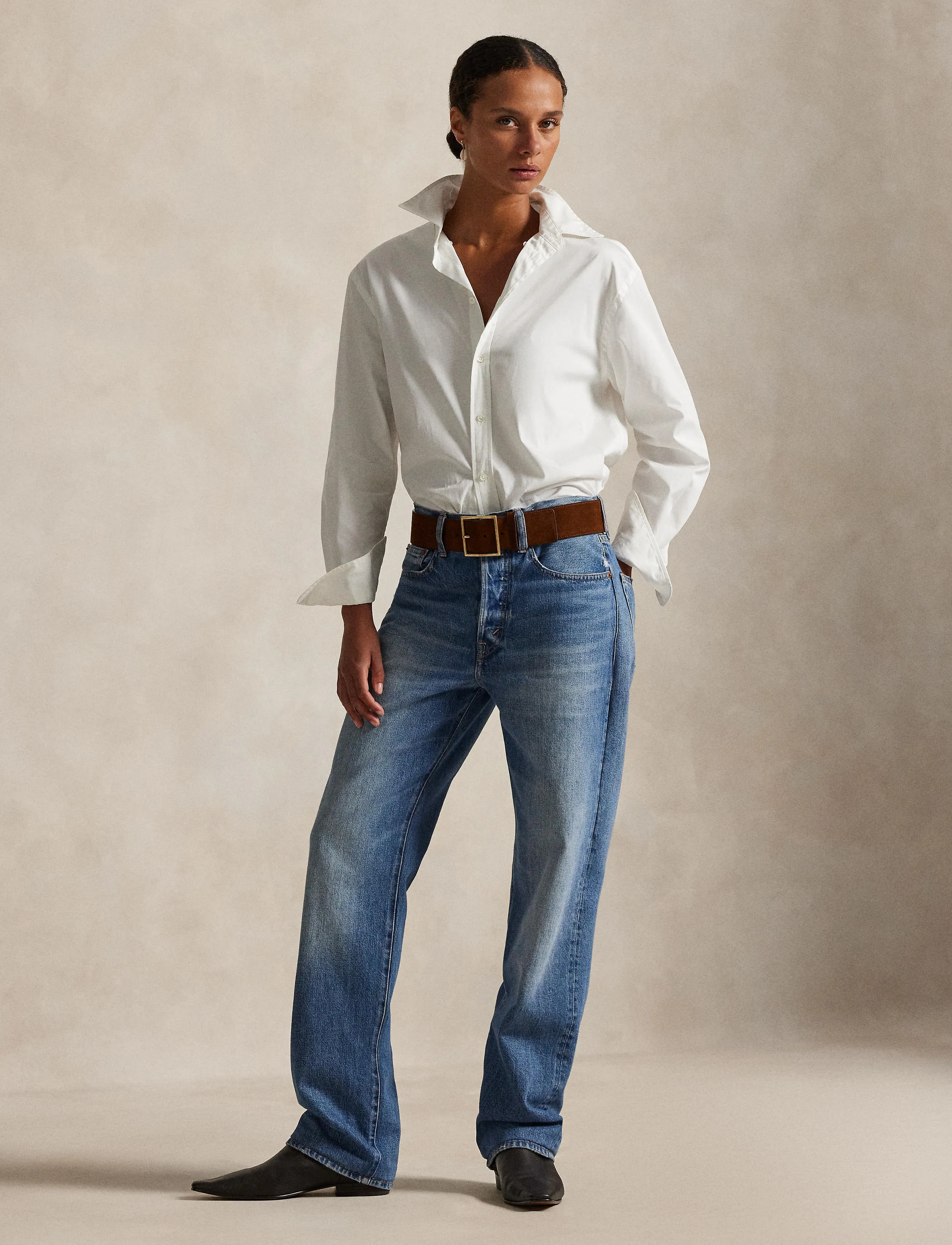 Polo Ralph Lauren High-Rise Relaxed Straight Jean - Pakkumised - LEBEC WASH / blue