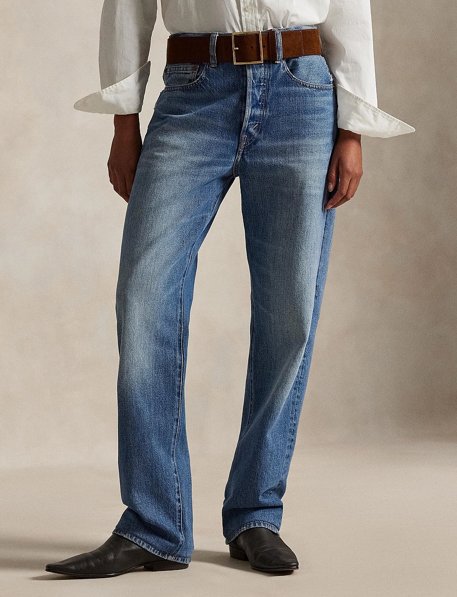 Polo Ralph Lauren - 3X1 RIGID DENIM-FUL-STR - mom-lõikega teksad - lebec wash - 0