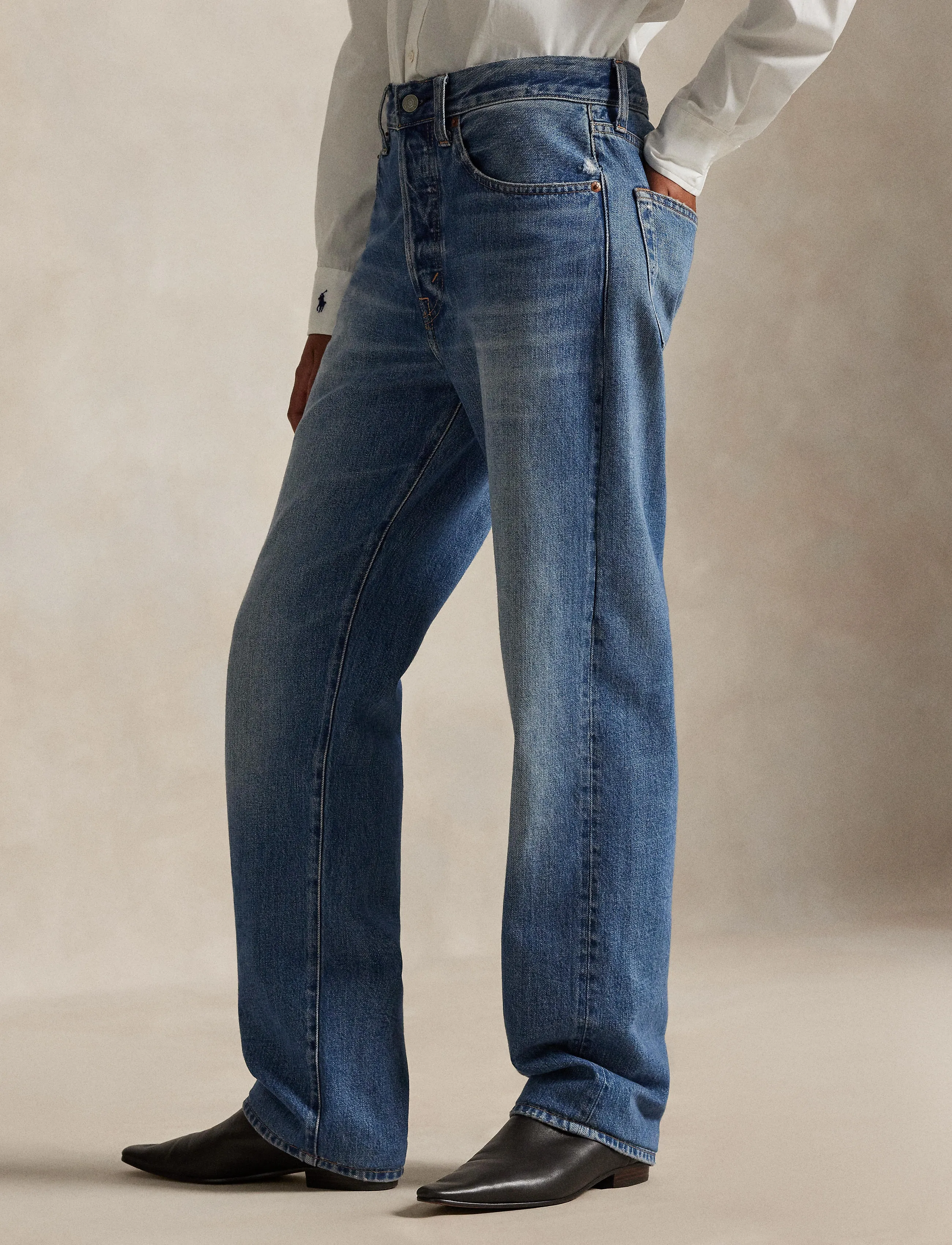 Polo Ralph Lauren High-rise Relaxed Straight Jean (PRW211969410