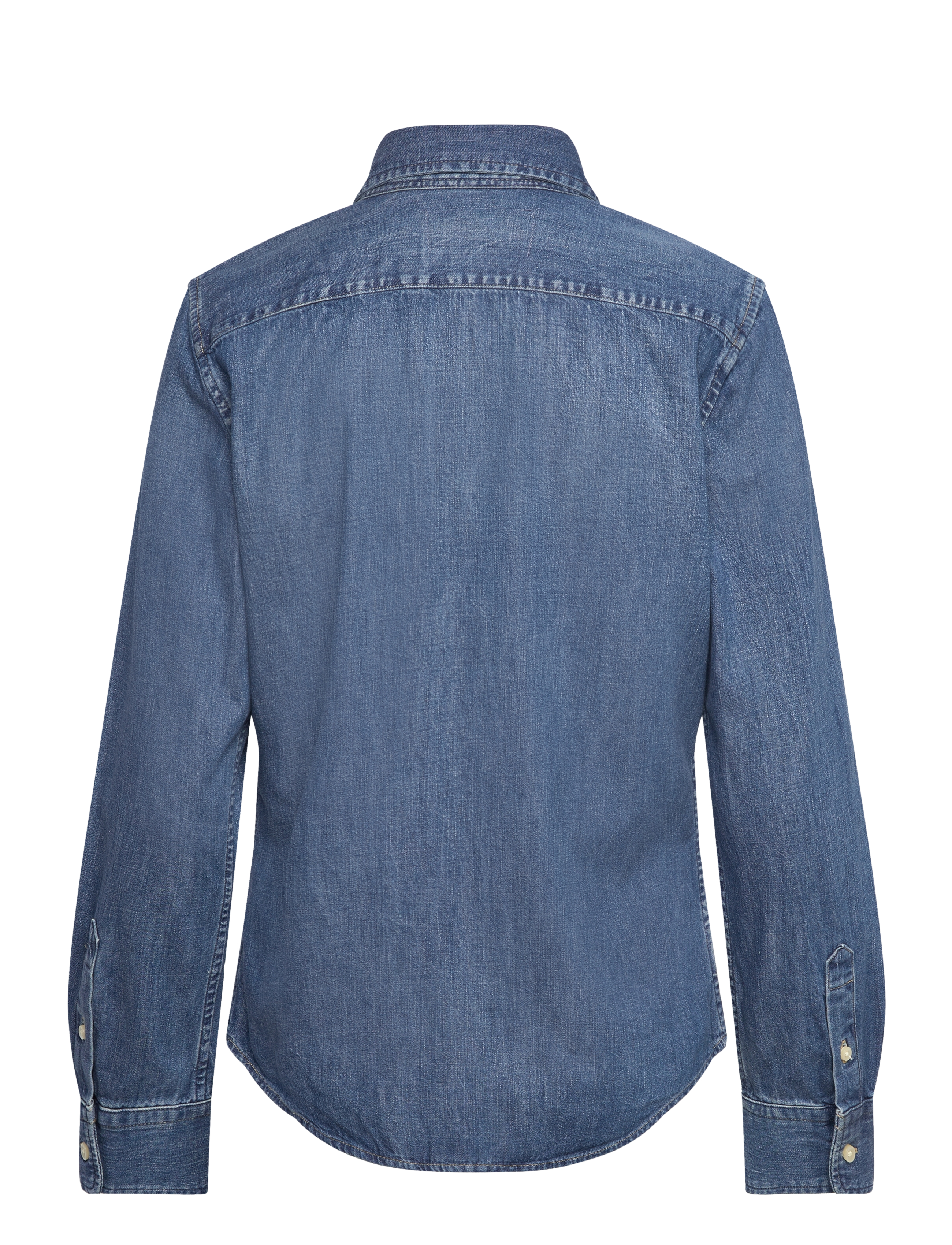 Polo Denim & Supply ラガーシャツ M Polo Ralph Lauren Slim Fit Denim Shirt (PRW211969458) - Denim