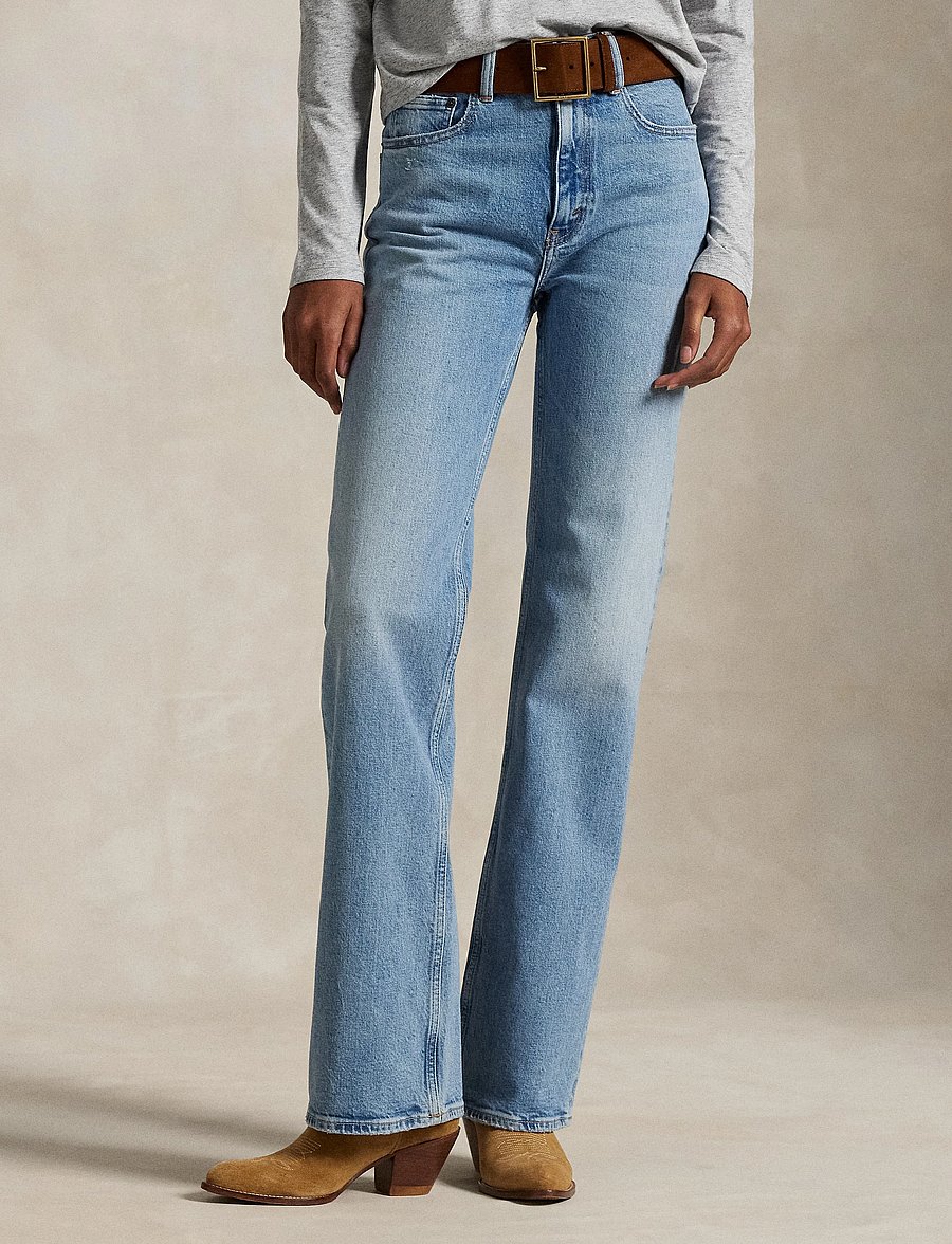 Polo Ralph Lauren - LOW STR DENIM-FUL-FLR - alt eriti laia säärega teksad - bruini wash - 0