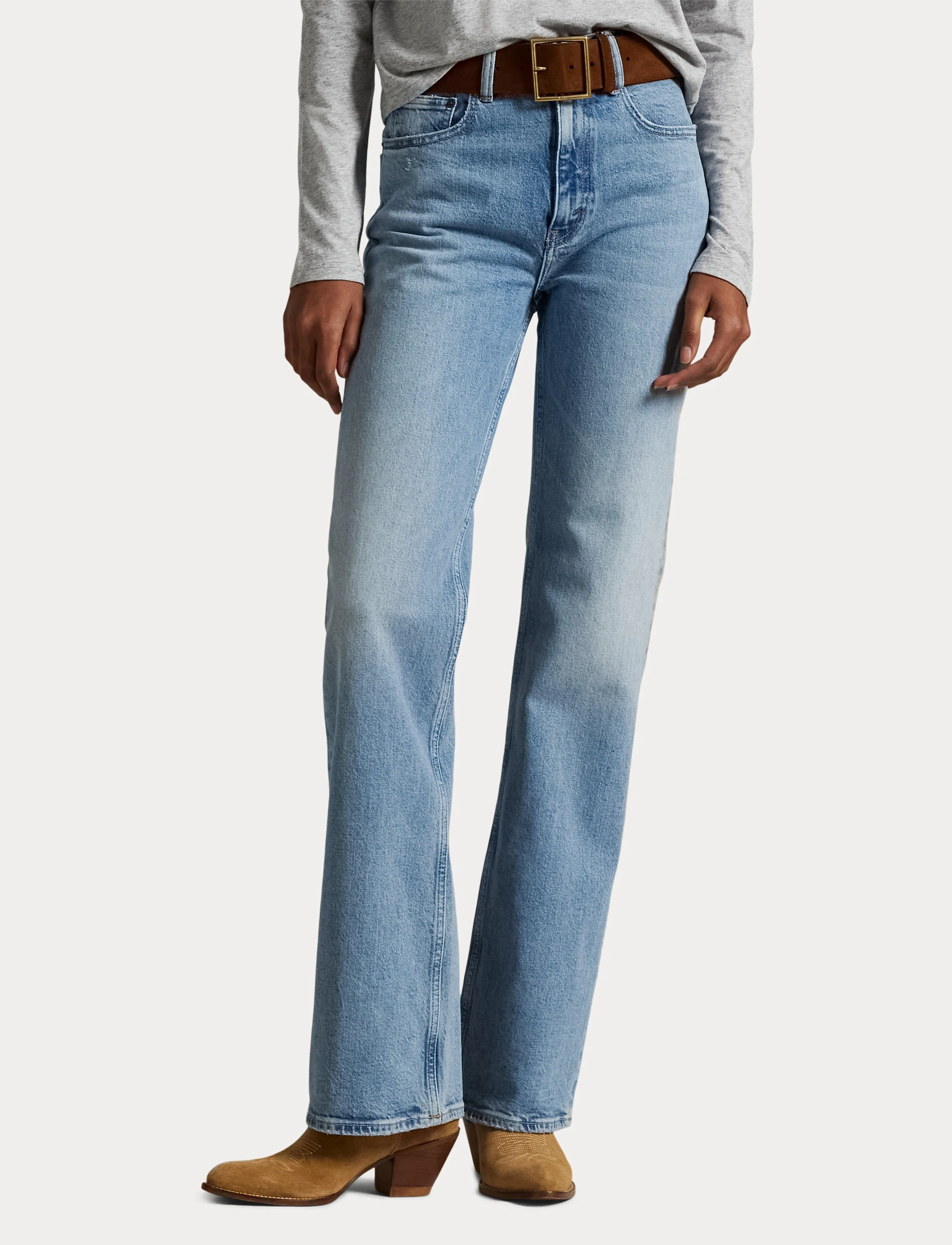 Polo Ralph Lauren - LOW STR DENIM-FUL-FLR - jeans évasés - bruini wash - 5