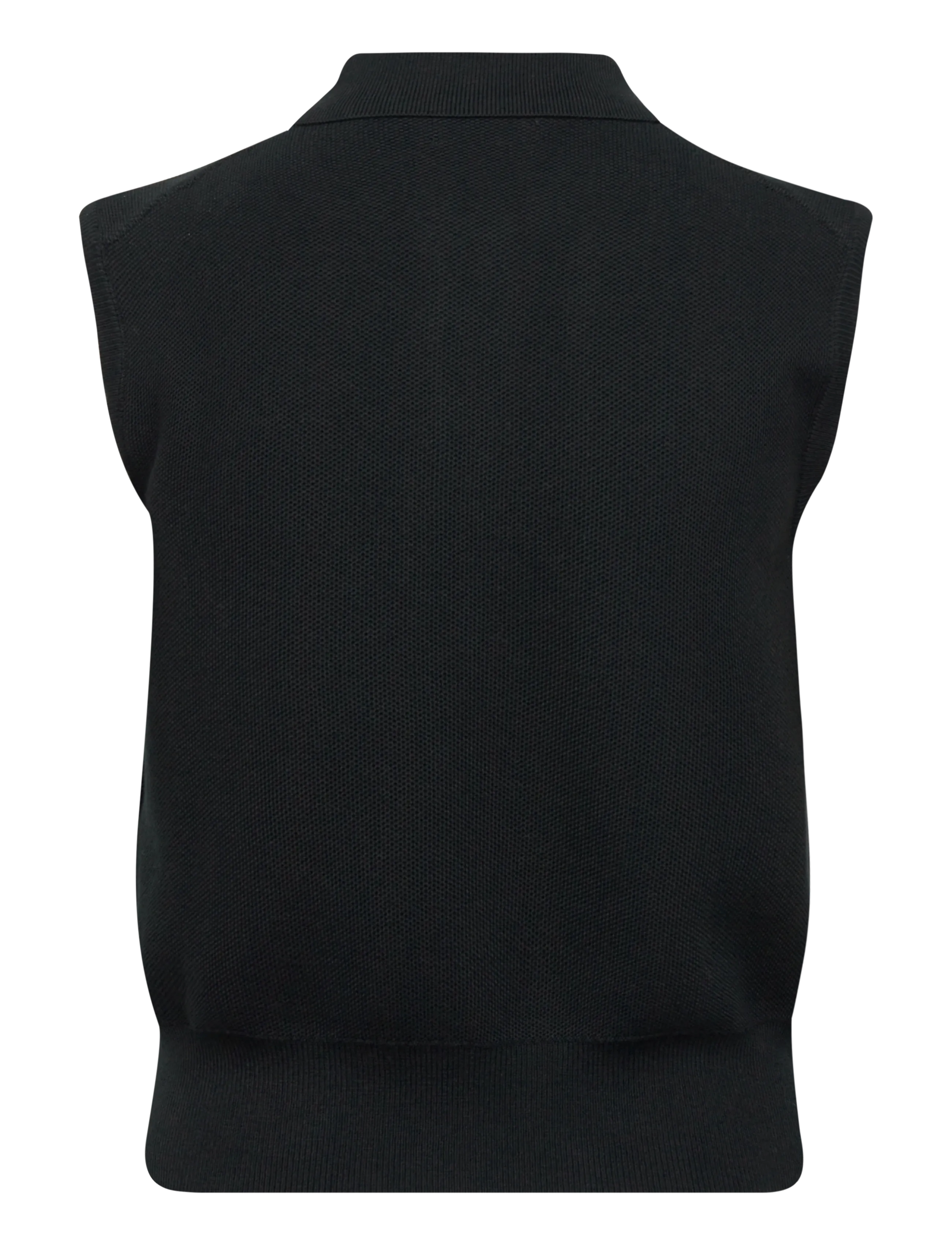 Polo Ralph Lauren - Cotton Cropped Sleeveless Polo Sweater - Ärmellose tops - polo black - 1