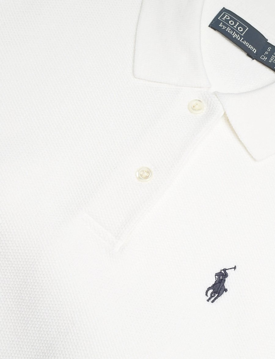 Polo Ralph Lauren - Cotton Cropped Sleeveless Polo Sweater - Ärmellose tops - white - 2