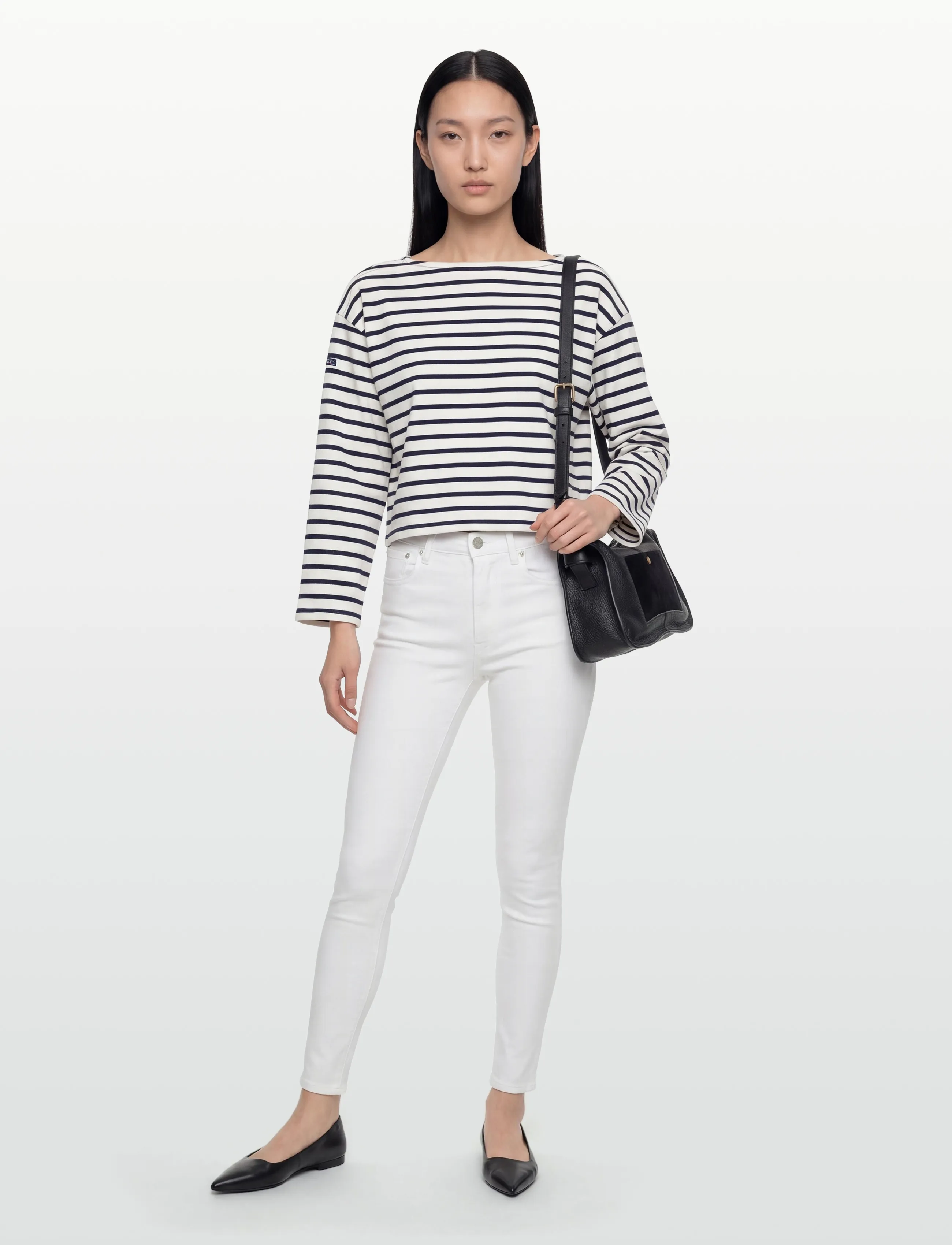 Polo Ralph Lauren Mid-Rise Super-Slim Jean - Tøj - AMESBURY WSH / white