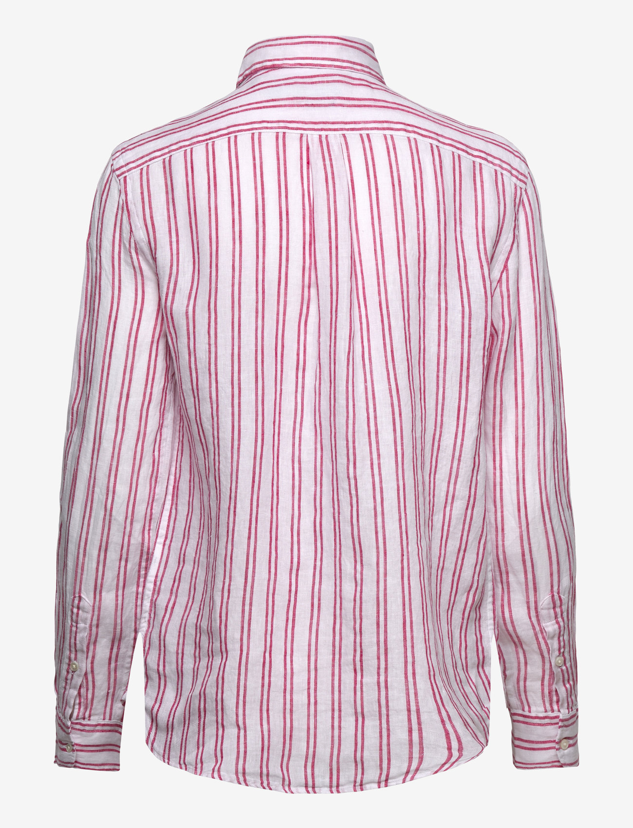 Polo Ralph Lauren - Classic Fit Striped Linen Shirt - leinenhemden - 1879b white/red - 1