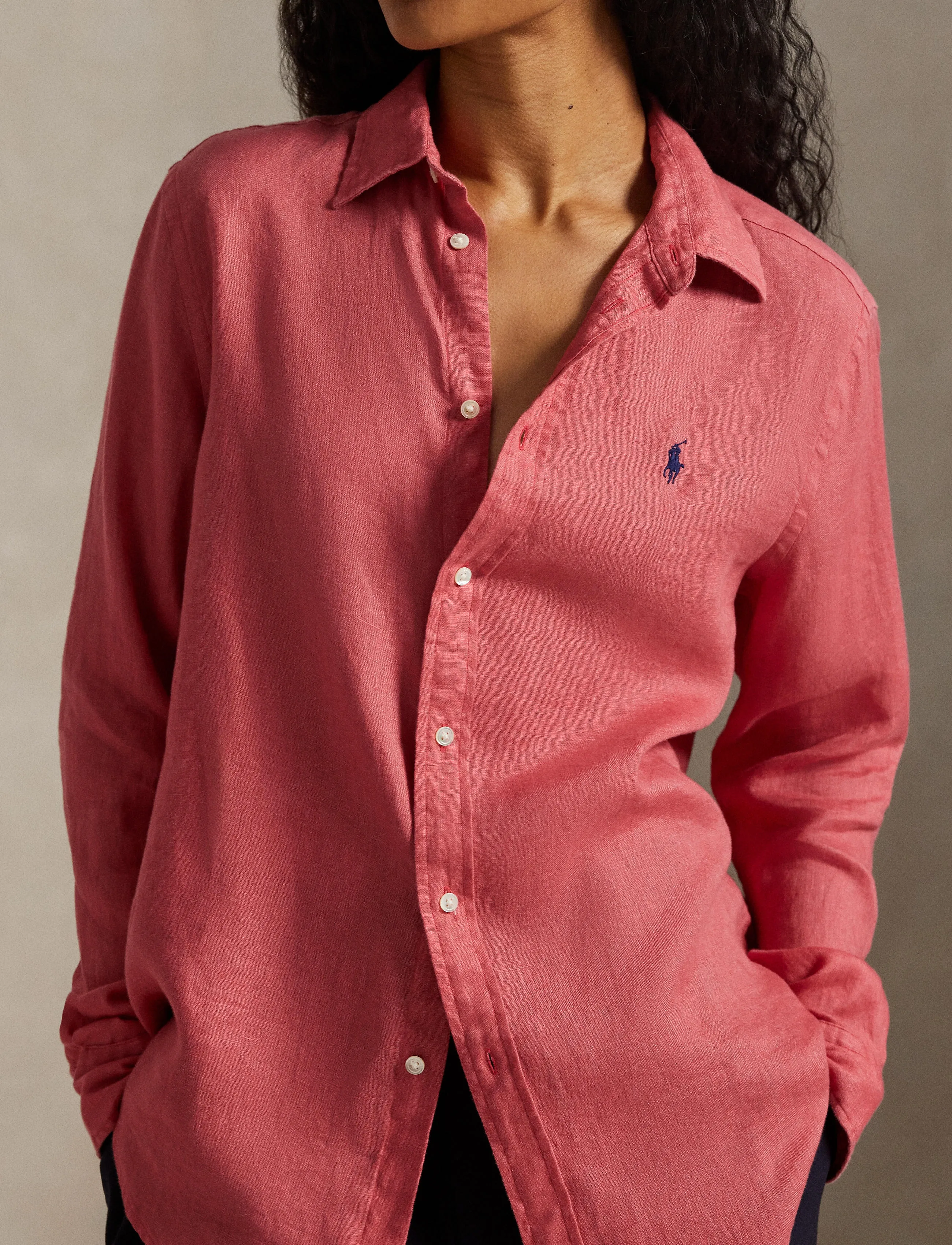 Polo Ralph Lauren - Classic Fit Linen Shirt - jeanshemden - adirondack berry - 3