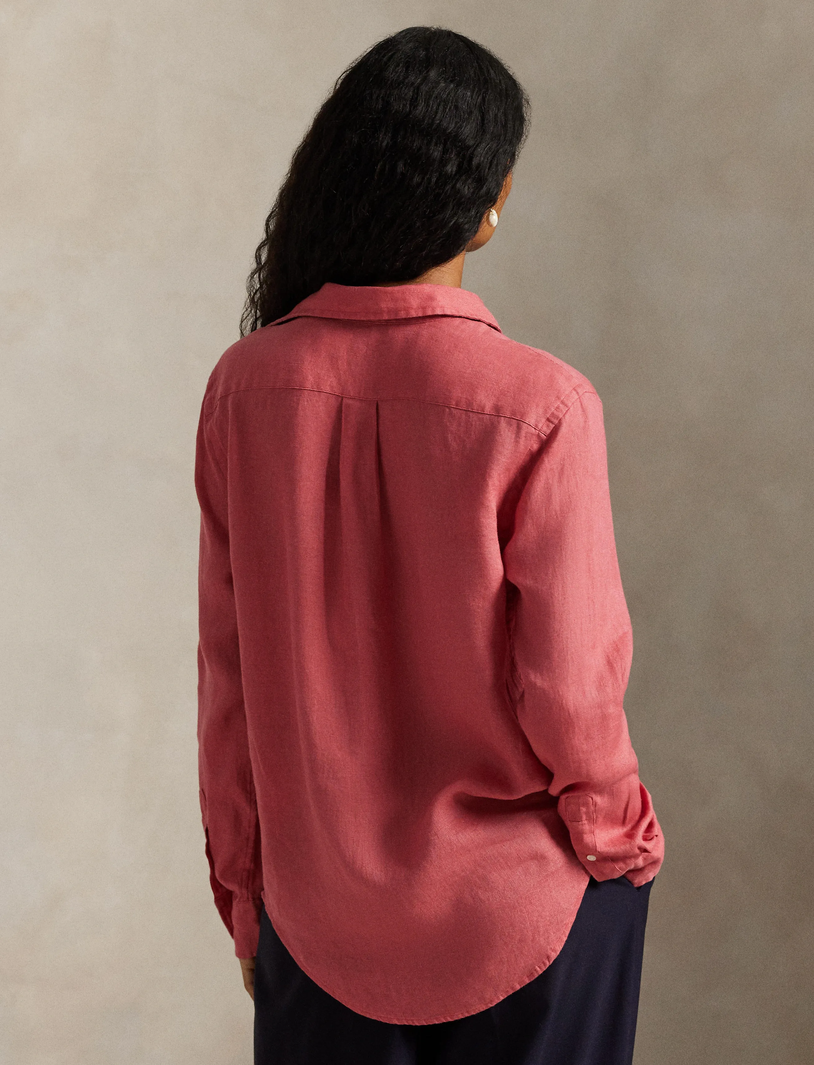 Polo Ralph Lauren - Classic Fit Linen Shirt - jeanshemden - adirondack berry - 4