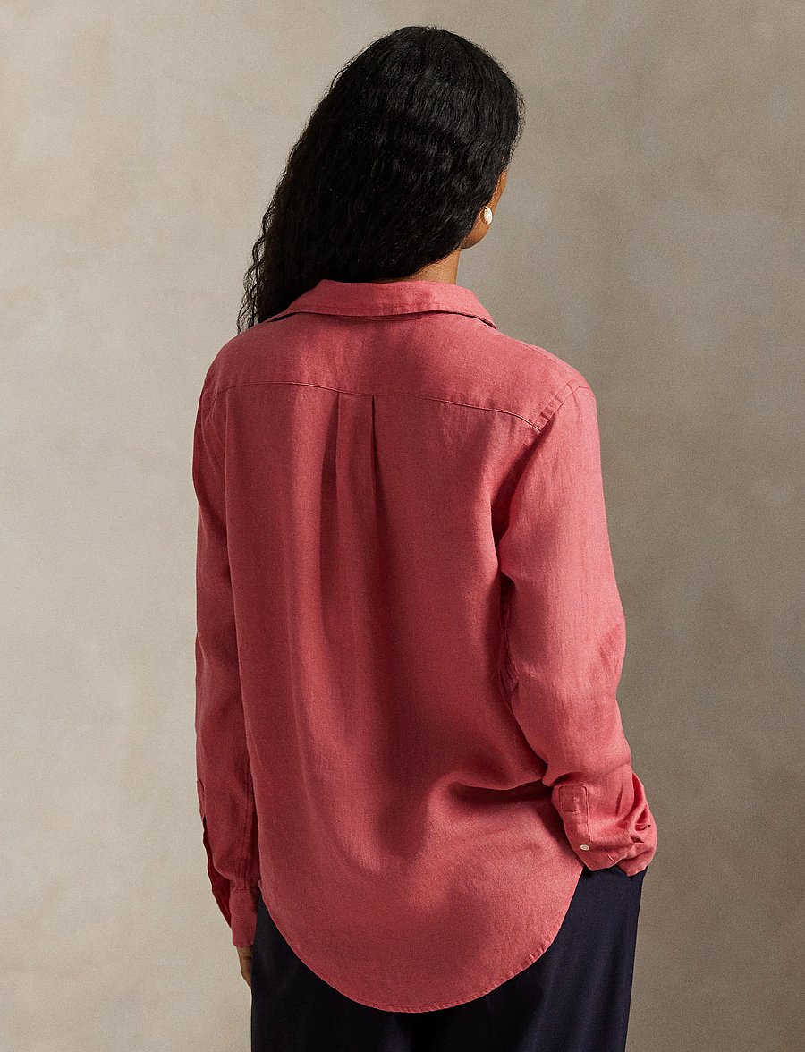 Polo Ralph Lauren - Classic Fit Linen Shirt - jeanshemden - adirondack berry - 4