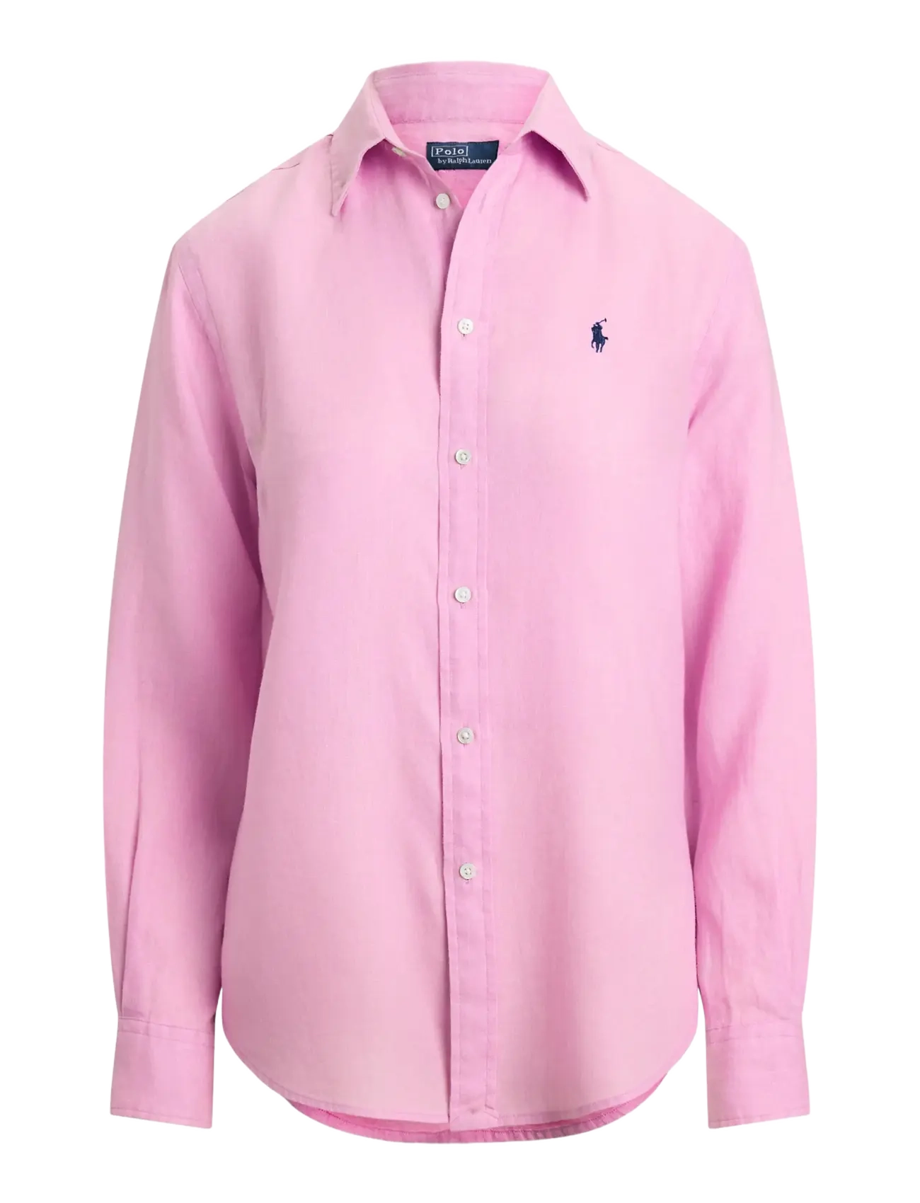 Polo Ralph Lauren 17/1 PD LINEN-LSL-BFS - Ralph Lauren - CARMEL PINK / pink/rose