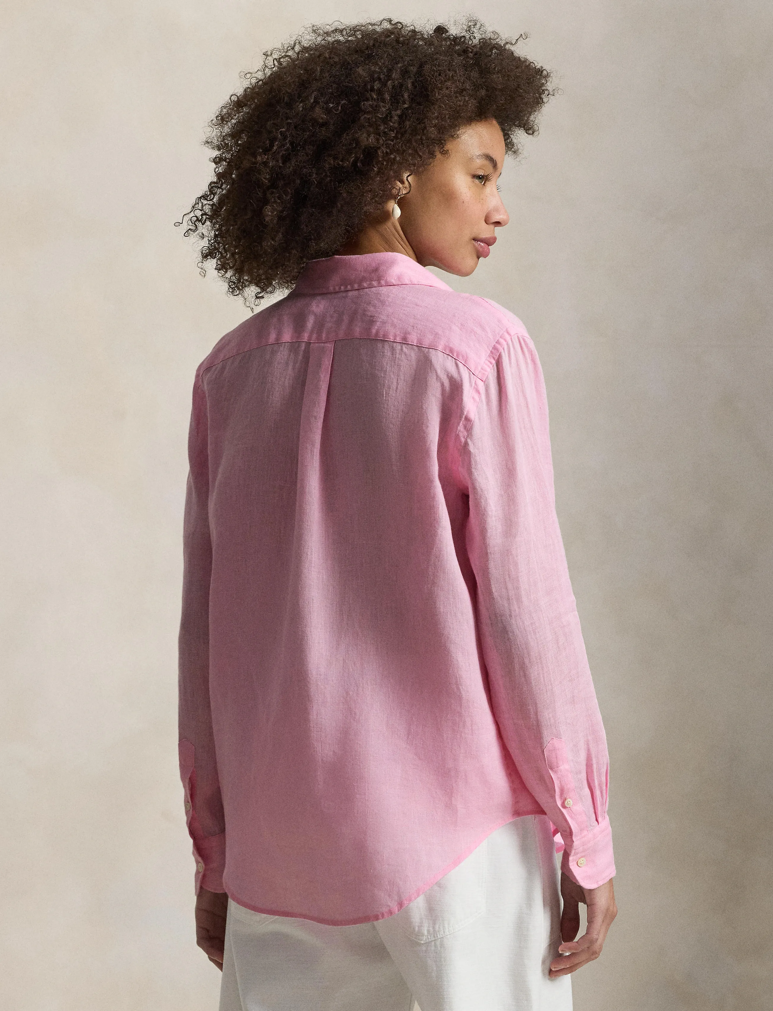 Polo Ralph Lauren - Classic Fit Linen Shirt - chemises en jeans - carmel pink - 1