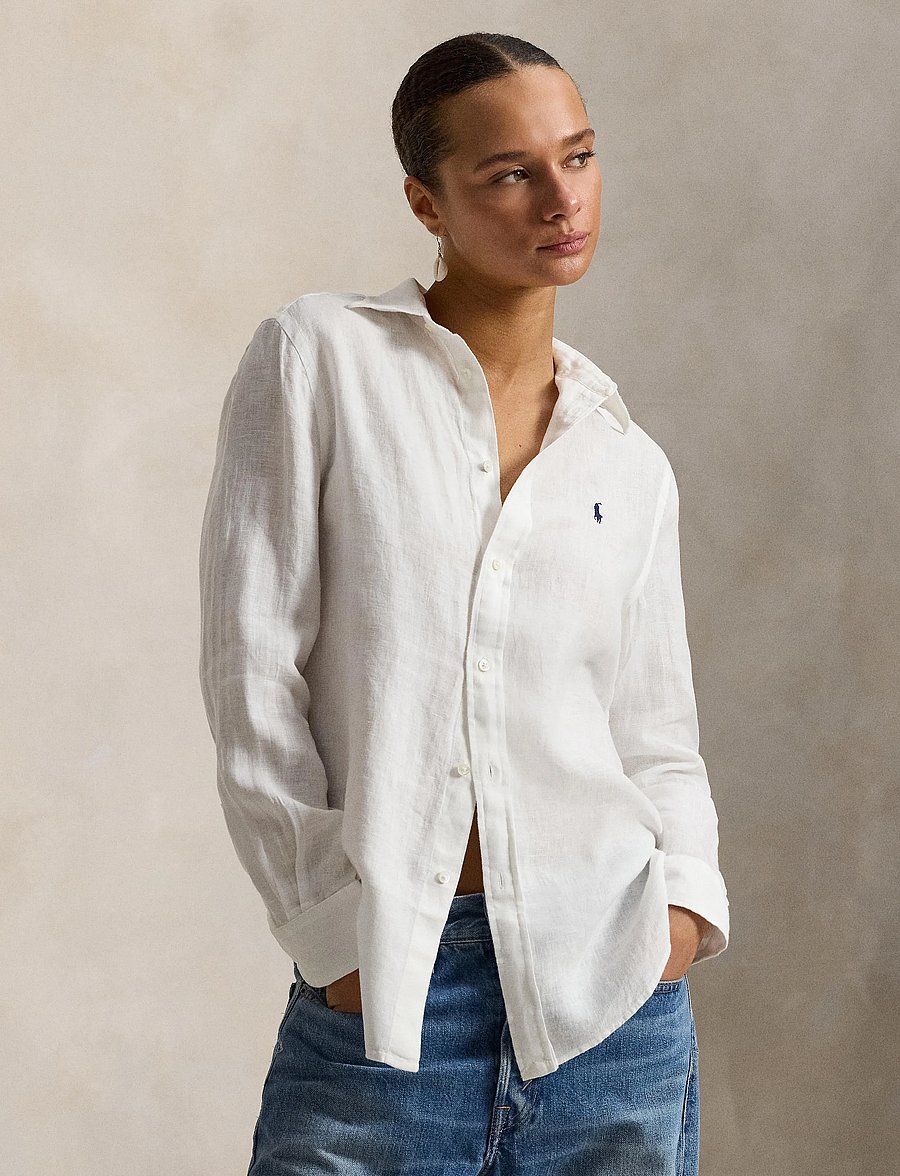Polo Ralph Lauren - Classic Fit Linen Shirt - jeanshemden - classic oxford wh - 0