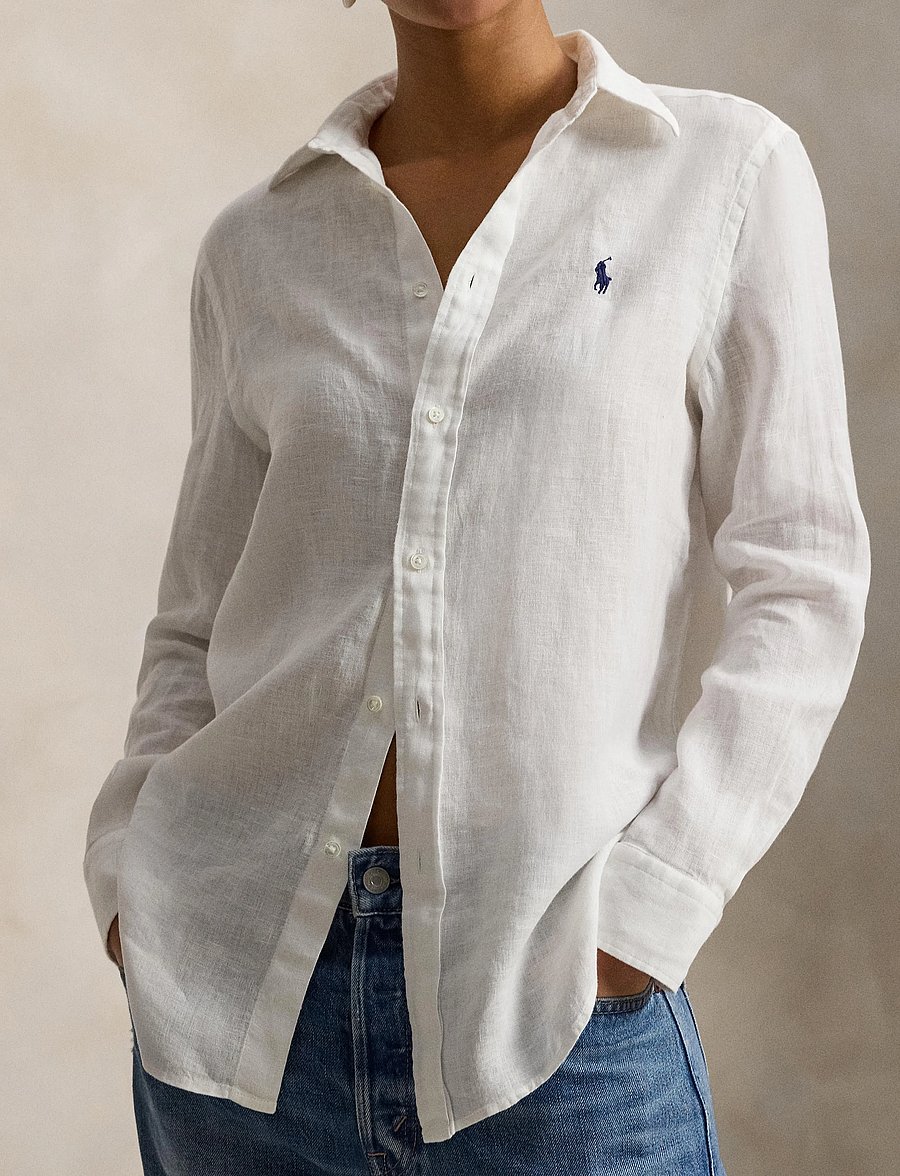 Polo Ralph Lauren - Classic Fit Linen Shirt - jeanshemden - classic oxford wh - 3