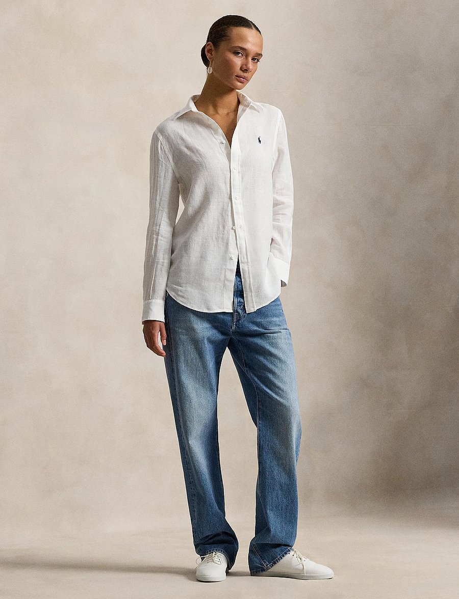Polo Ralph Lauren - Classic Fit Linen Shirt - jeanshemden - classic oxford wh - 4