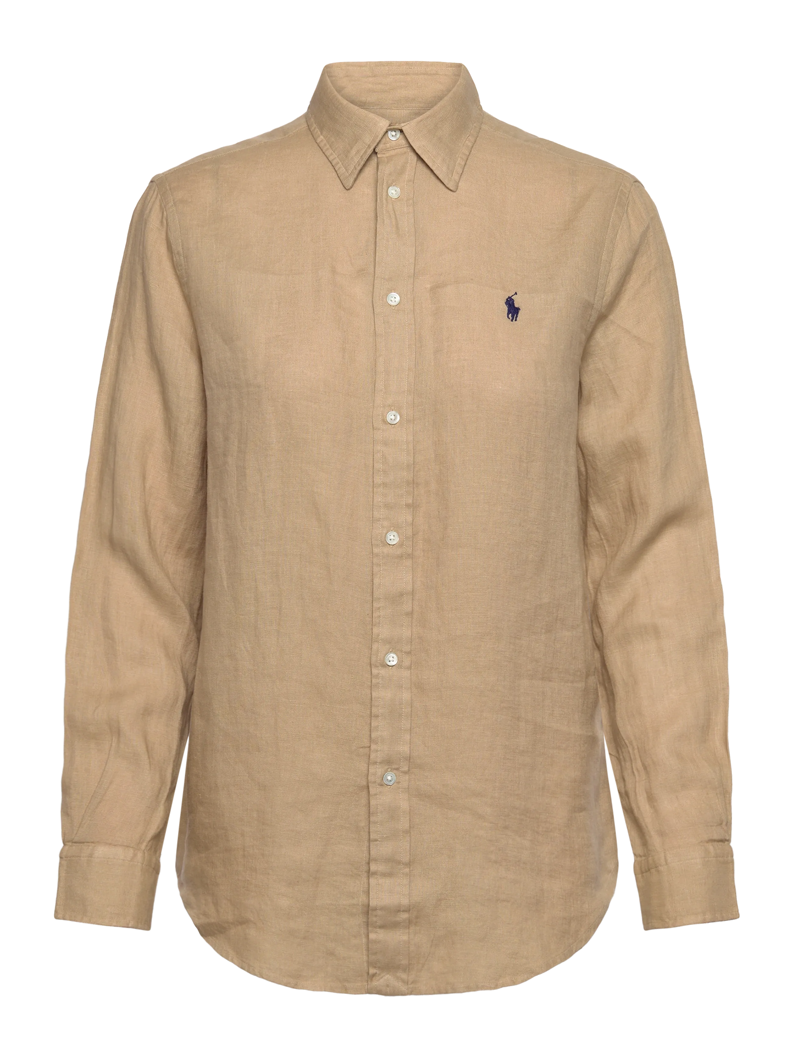Polo Ralph Lauren Classic Fit Linen Shirt - Blouses & Overhemden - COASTAL BEIGE / beige