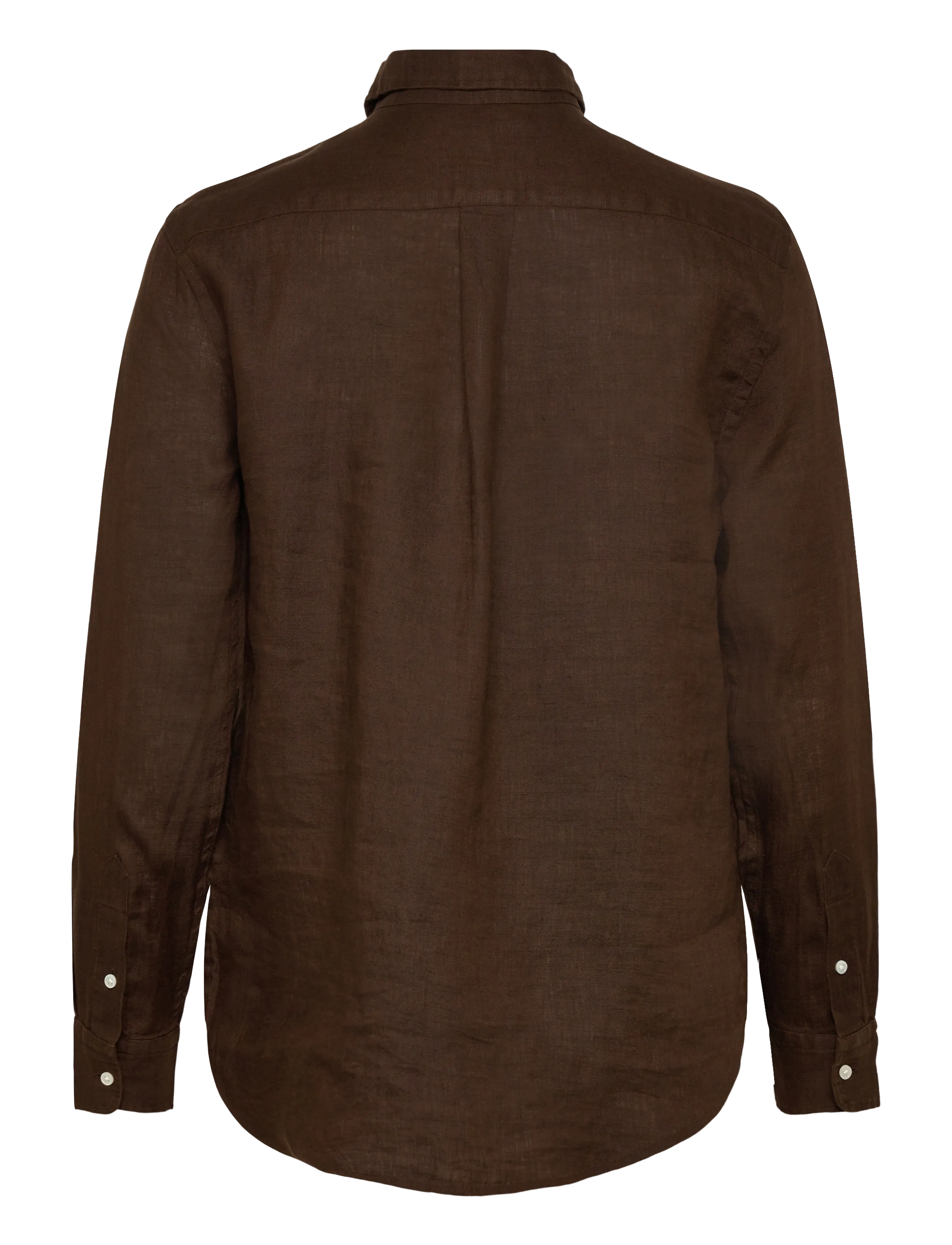 Polo Ralph Lauren - Classic Fit Linen Shirt - džinsiniai marškiniai - dark brown - 2