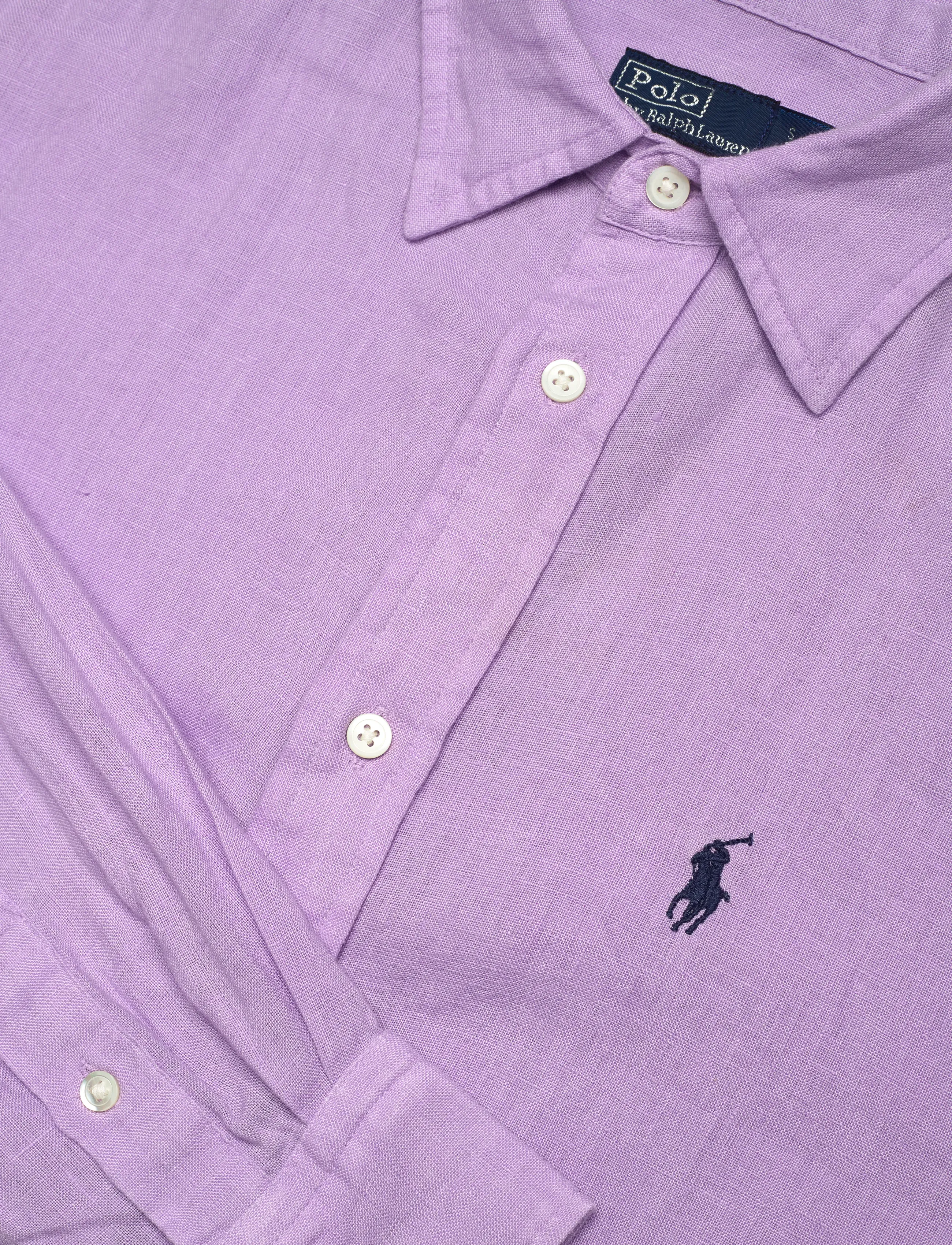 Polo Ralph Lauren - Classic Fit Linen Shirt - denimskjorter - light mauve - 4