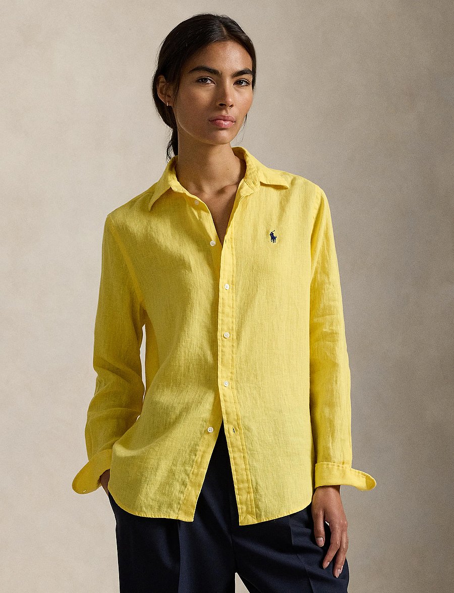 Polo Ralph Lauren - Classic Fit Linen Shirt - jeanshemden - oasis yellow - 3