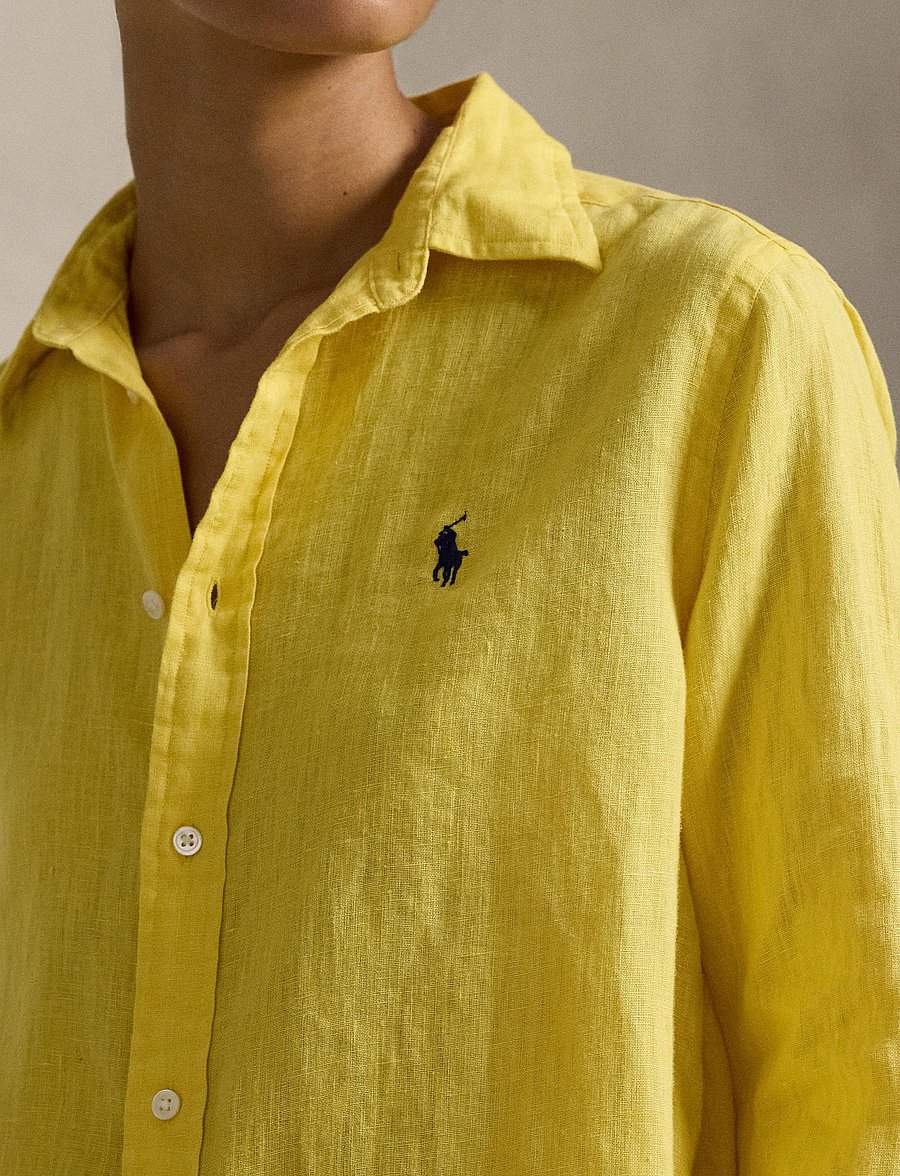 Polo Ralph Lauren - Classic Fit Linen Shirt - jeanshemden - oasis yellow - 4