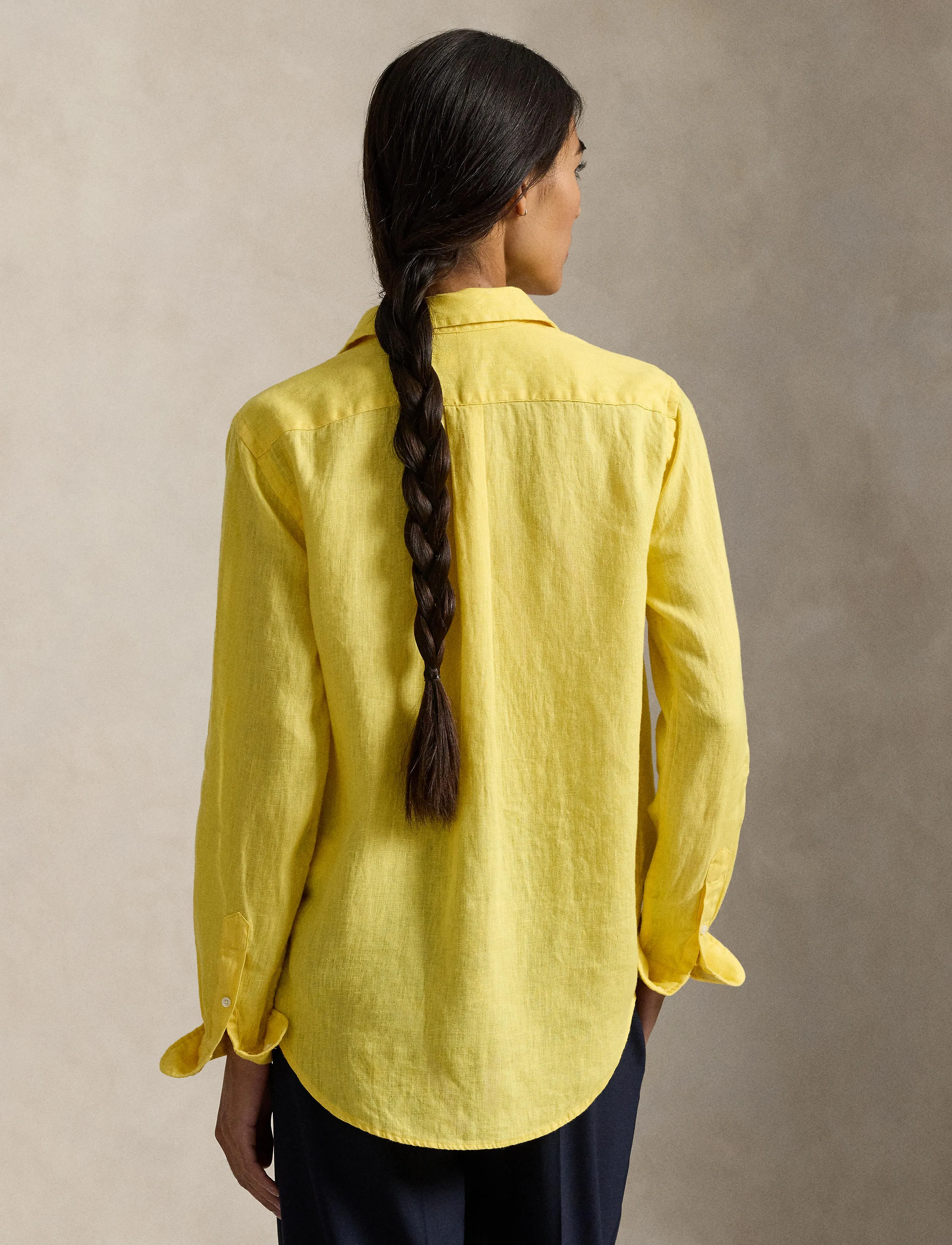 Polo Ralph Lauren - Classic Fit Linen Shirt - denimskjorter - oasis yellow - 5