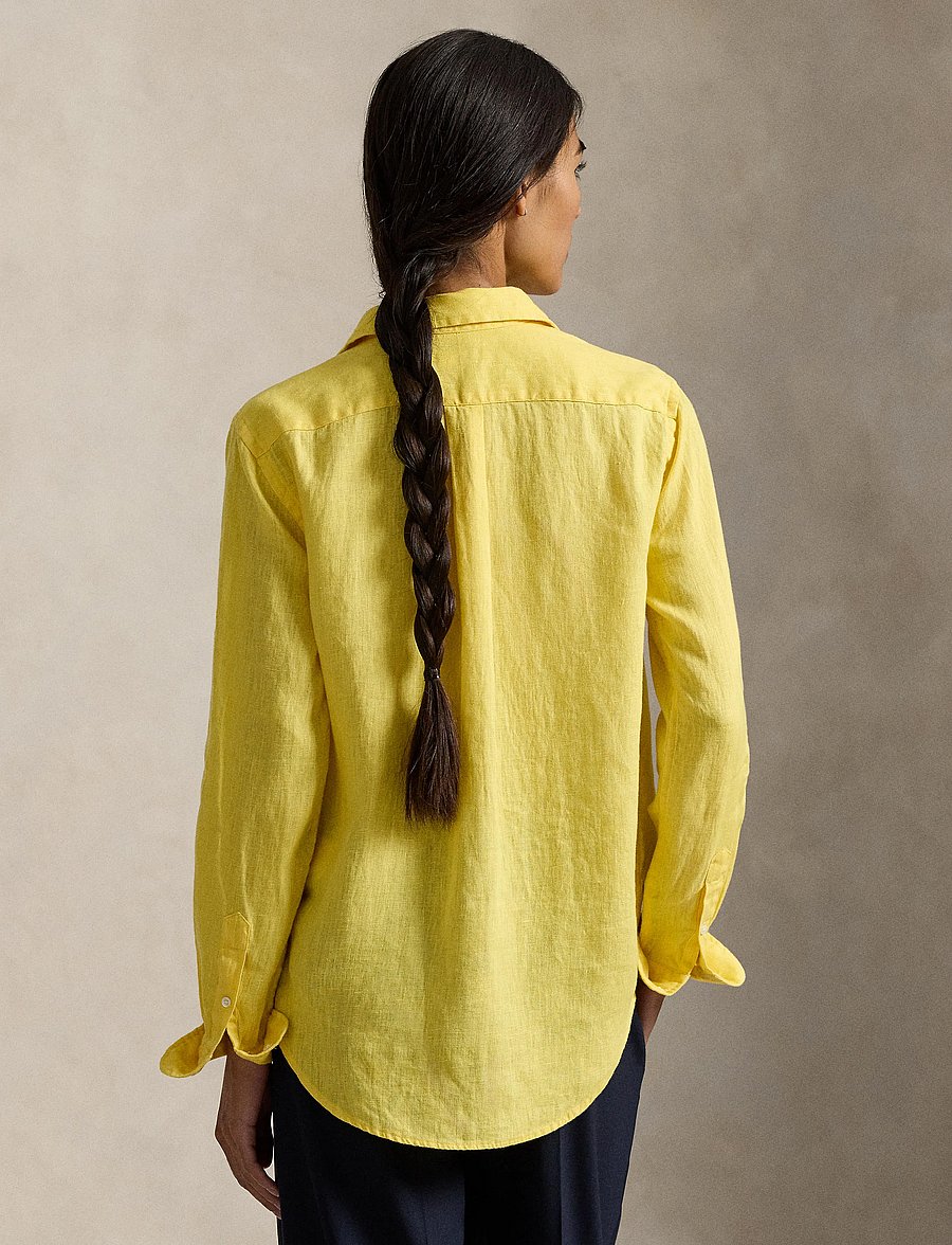 Polo Ralph Lauren - Classic Fit Linen Shirt - jeanshemden - oasis yellow - 5