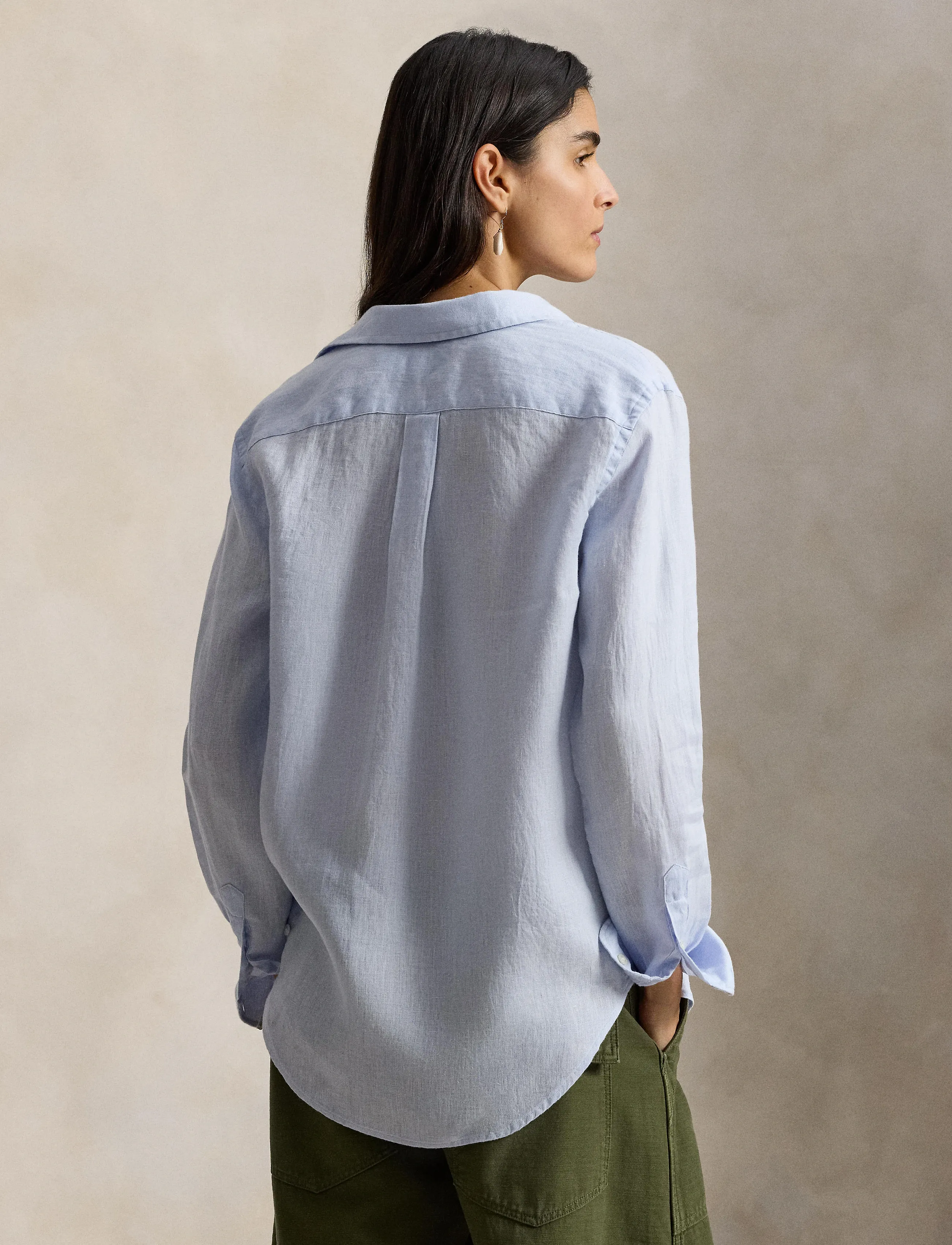 Polo Ralph Lauren - Classic Fit Linen Shirt - denimskjorter - oxford blue - 2