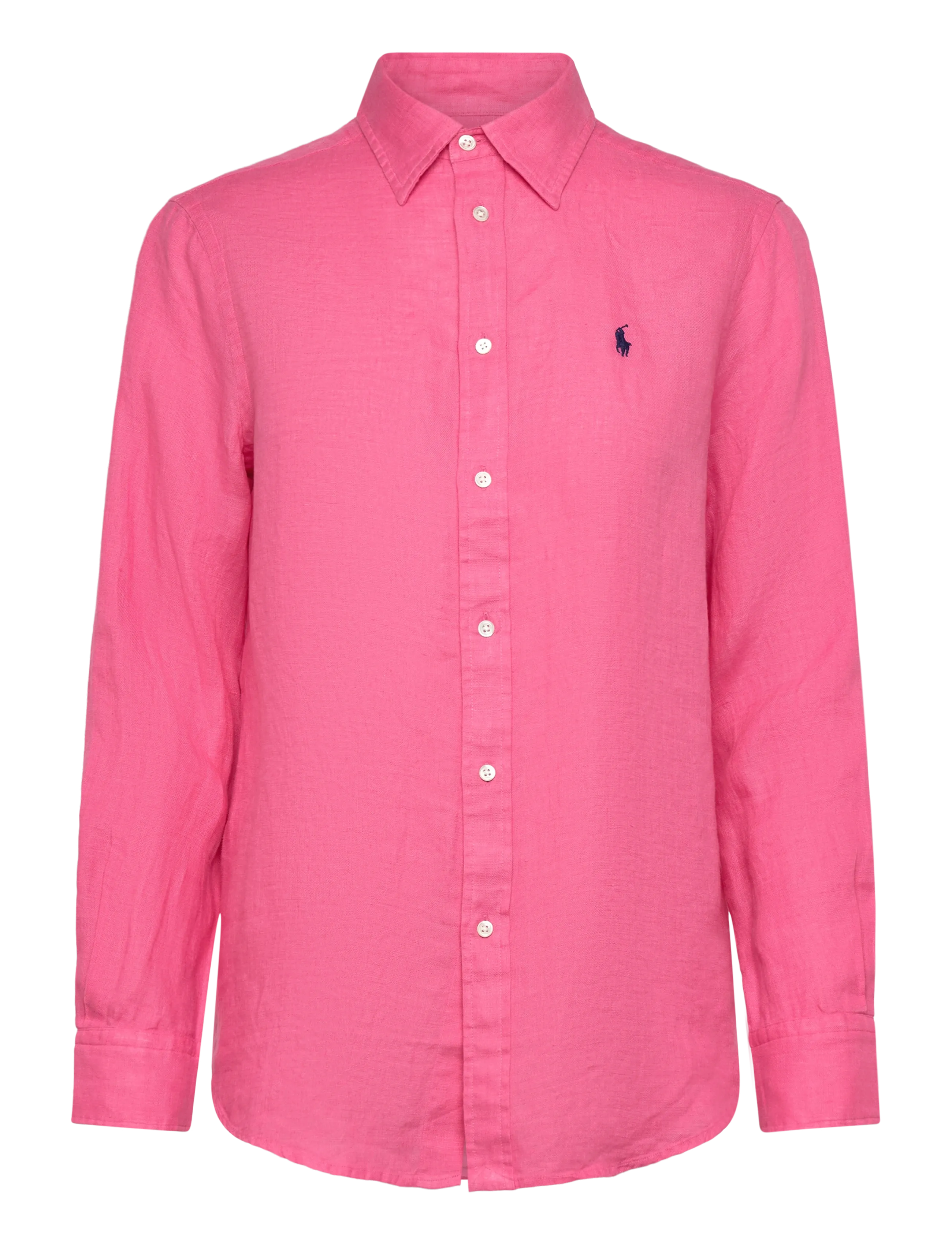Classic Fit Linen Shirt - PINK