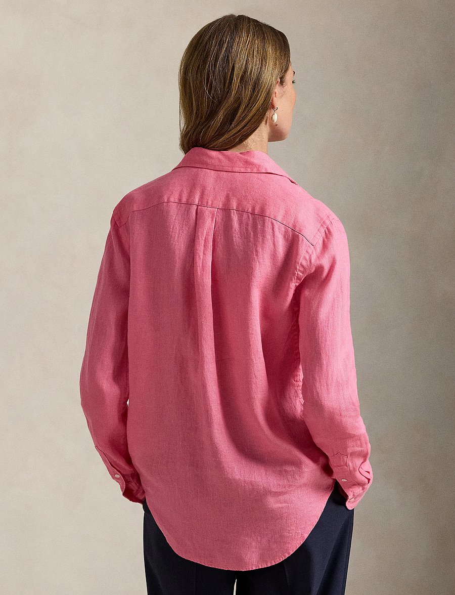 Polo Ralph Lauren - Classic Fit Linen Shirt - jeanshemden - pink - 4