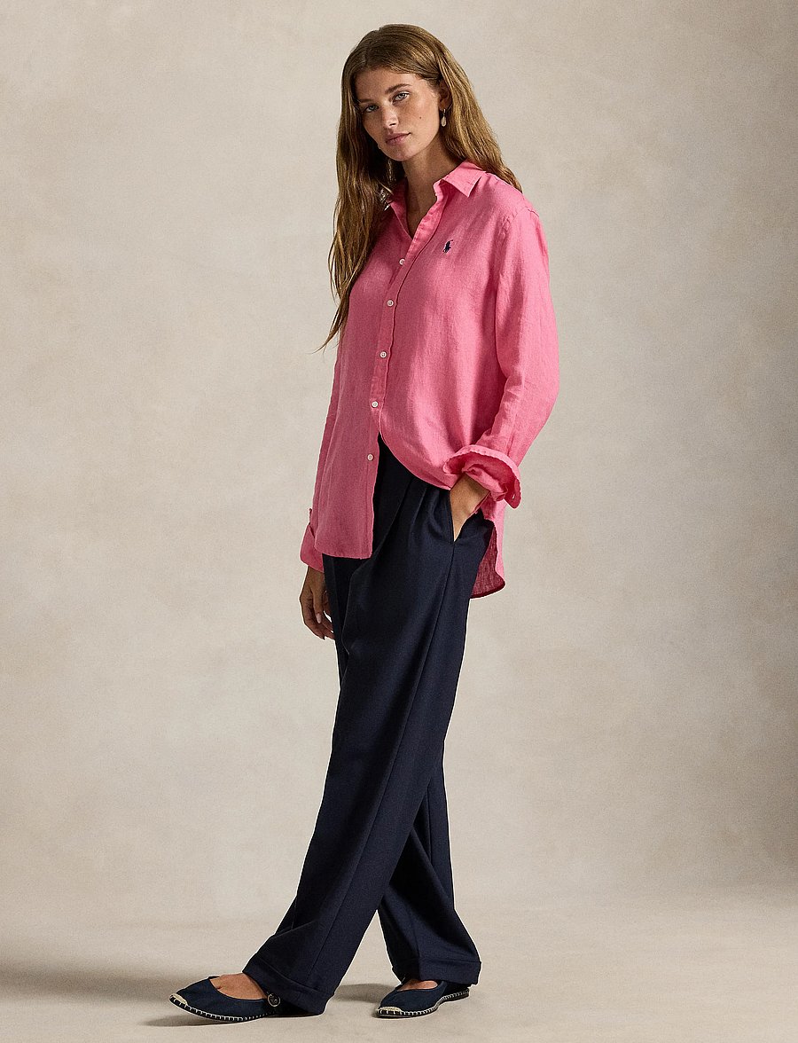 Polo Ralph Lauren - Classic Fit Linen Shirt - jeanshemden - pink - 3