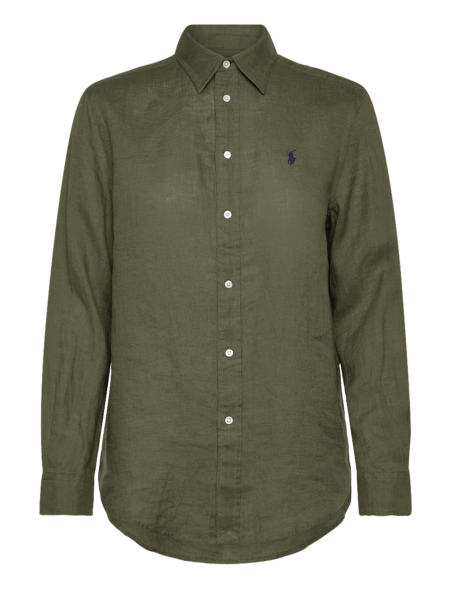 Polo Ralph Lauren - Classic Fit Linen Shirt - jeanshemden - supply olive - 1