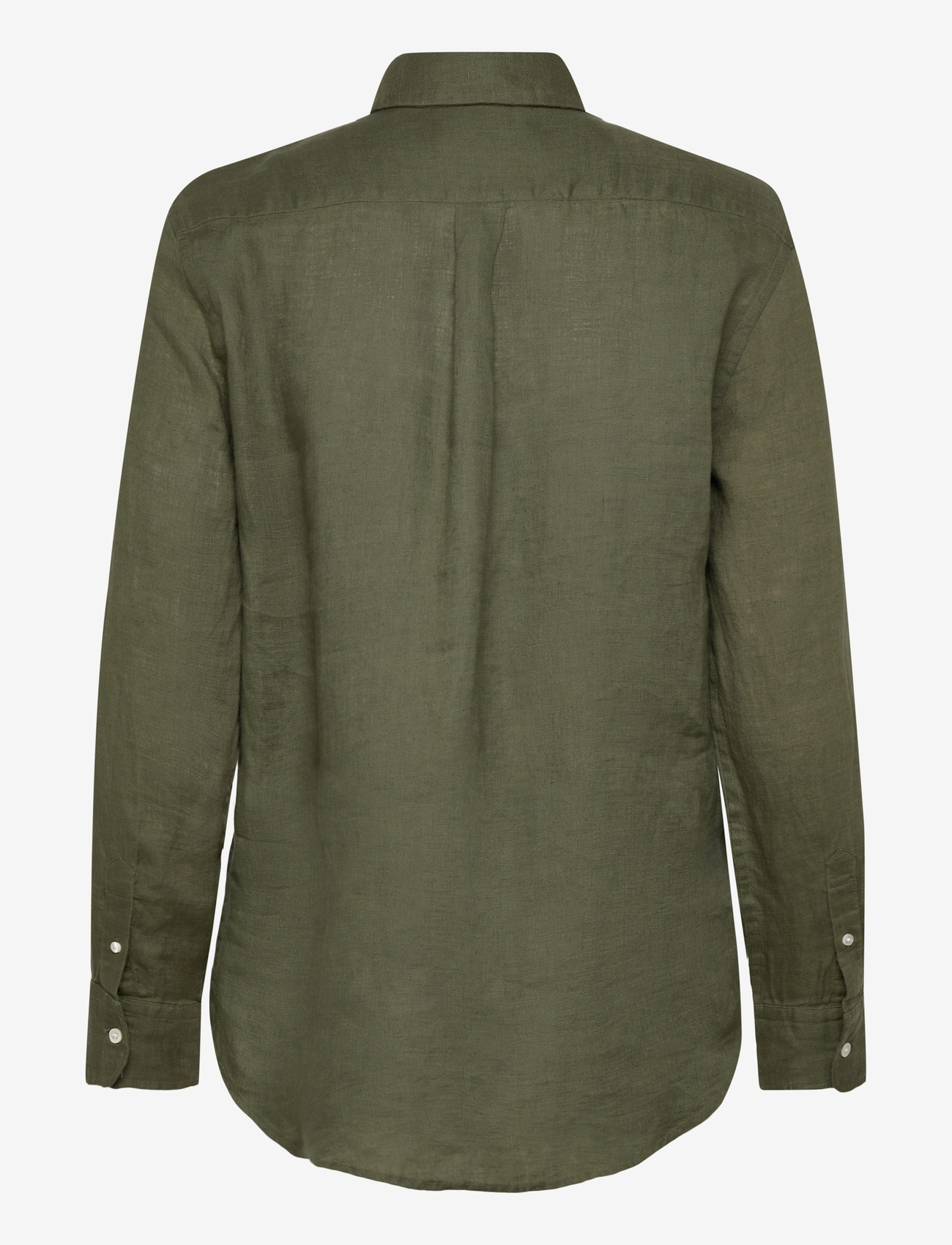Polo Ralph Lauren - Classic Fit Linen Shirt - jeansskjortor - supply olive - 1