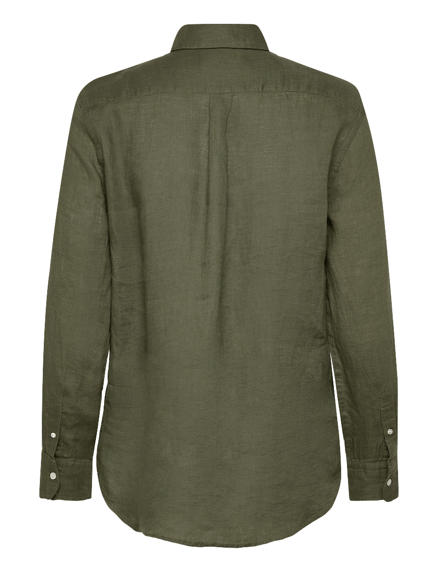 Polo Ralph Lauren - Classic Fit Linen Shirt - jeanshemden - supply olive - 2