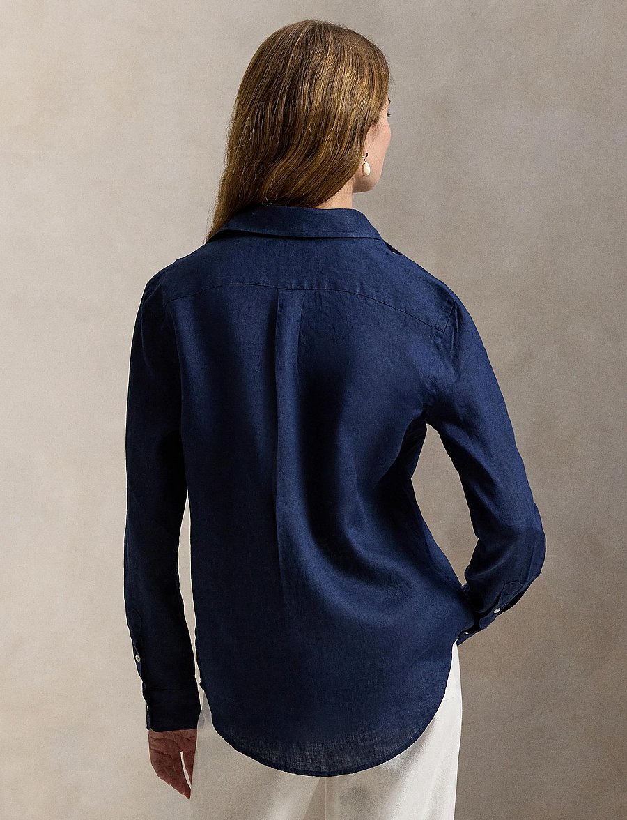 Polo Ralph Lauren - Classic Fit Linen Shirt - jeanshemden - tidal navy - 2