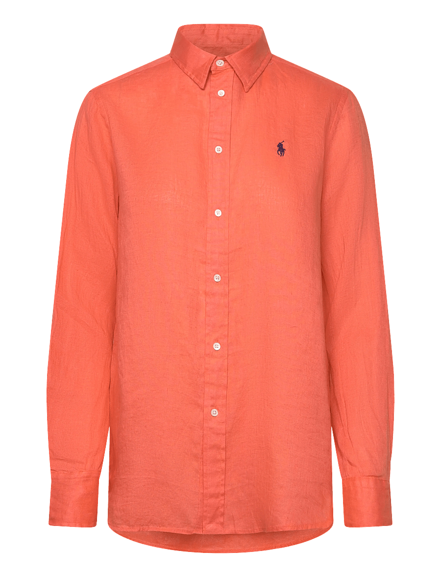 Polo Ralph Lauren - Classic Fit Linen Shirt - jeanshemden - true orange - 1