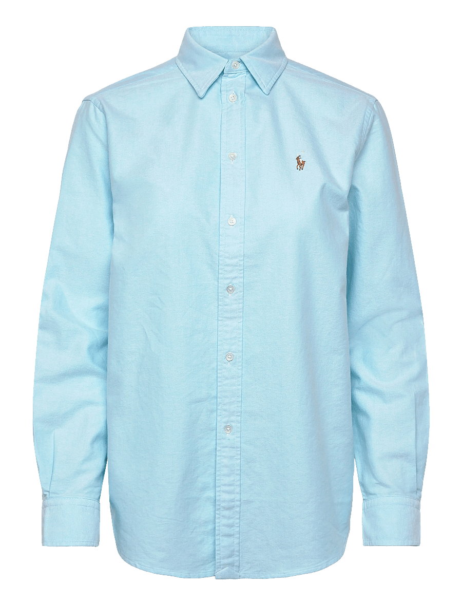 Polo Ralph Lauren - The Iconic Classic Fit Oxford Shirt - jeansskjortor - acadia blue - 0